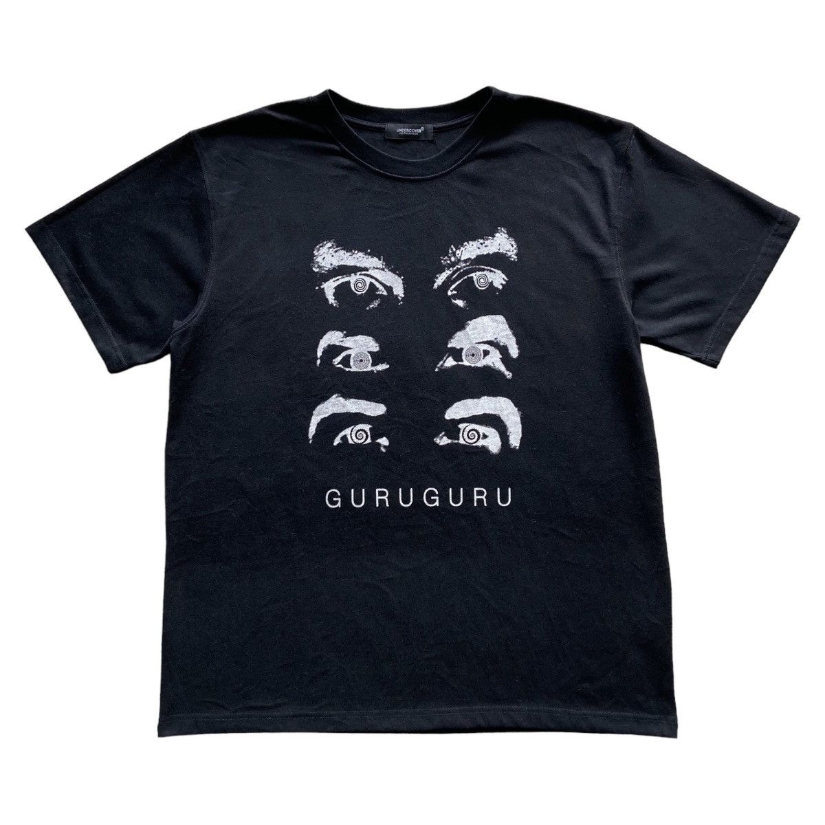 image of Jun Takahashi x Undercover Guruguru Tee in Black, Men's (Size Large)