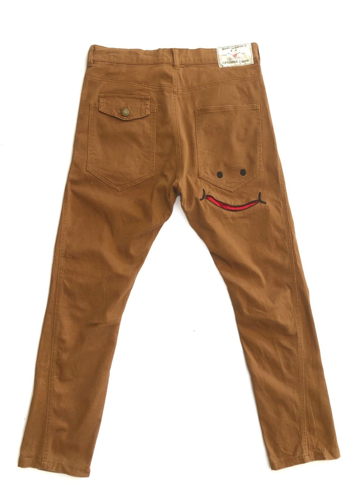 Japanese Brand ❌DELETE TODAY🚨 SMILEY Baggy Pants Slim Fit sz 32 Size US 32 / EU 48 - 2 Thumbnail