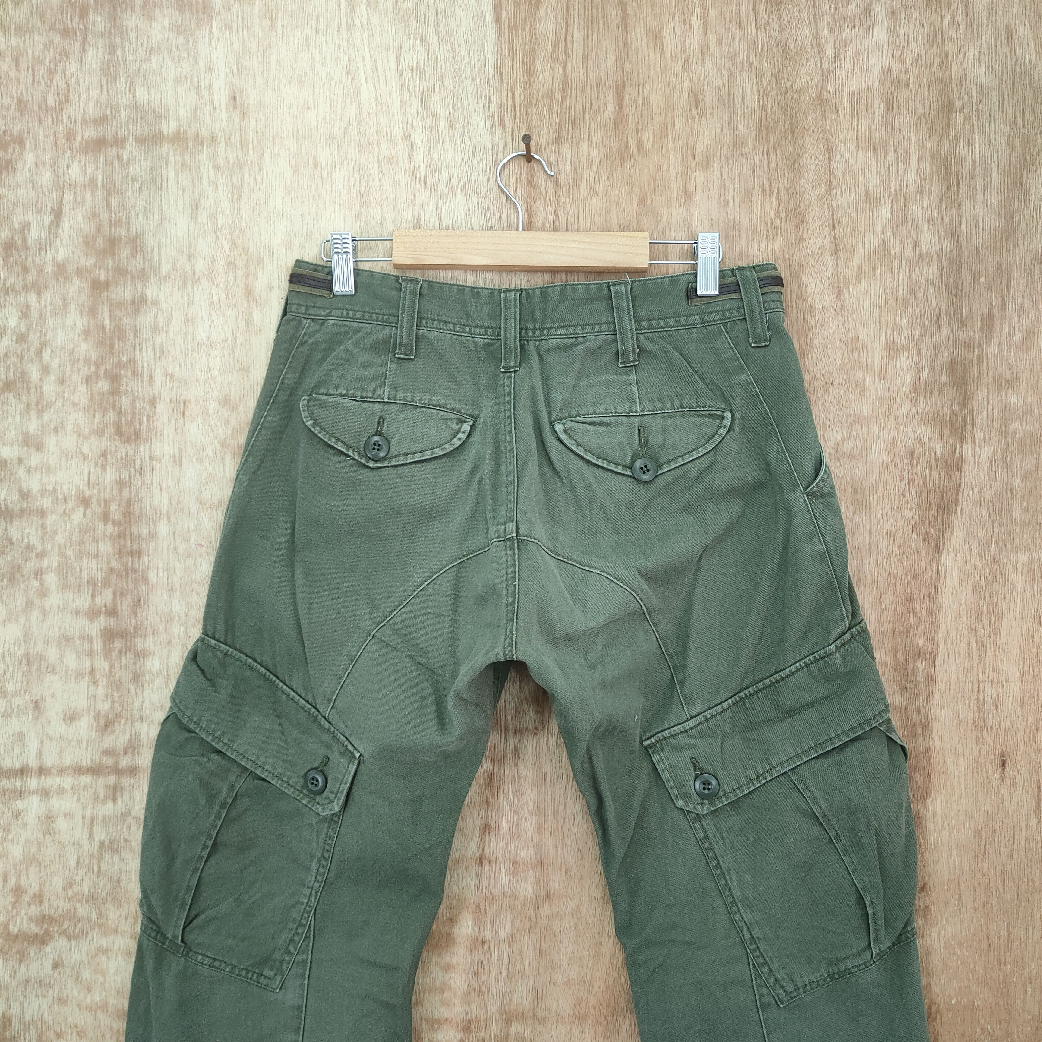 Japanese Brand VINTAGE BAGGY CARGO PANTS Size US 30 / EU 46 - 5 Thumbnail