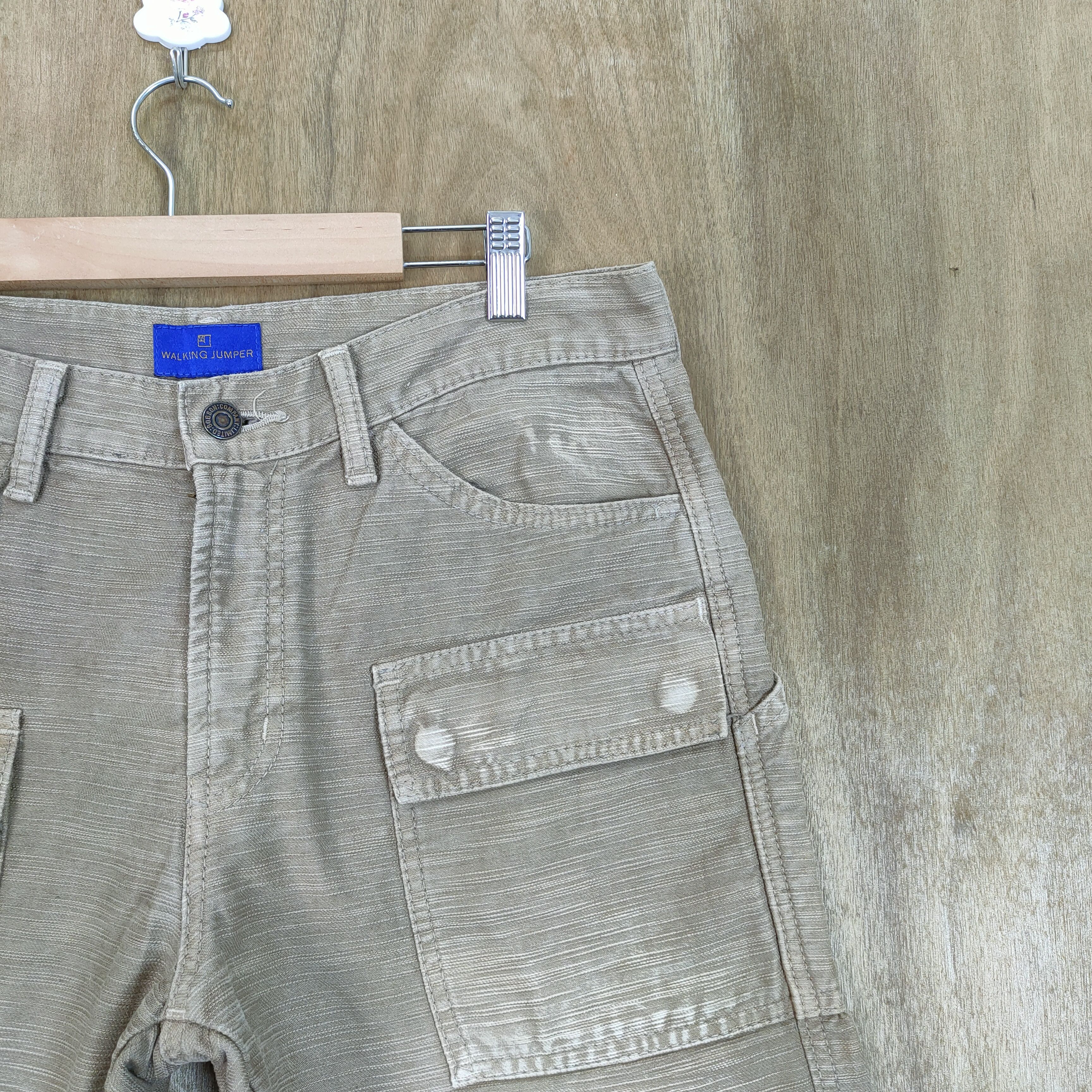 Japanese Brand WALKING JUMPER MULTIPOCKET BUSH PANTS Size US 34 / EU 50 - 6 Thumbnail
