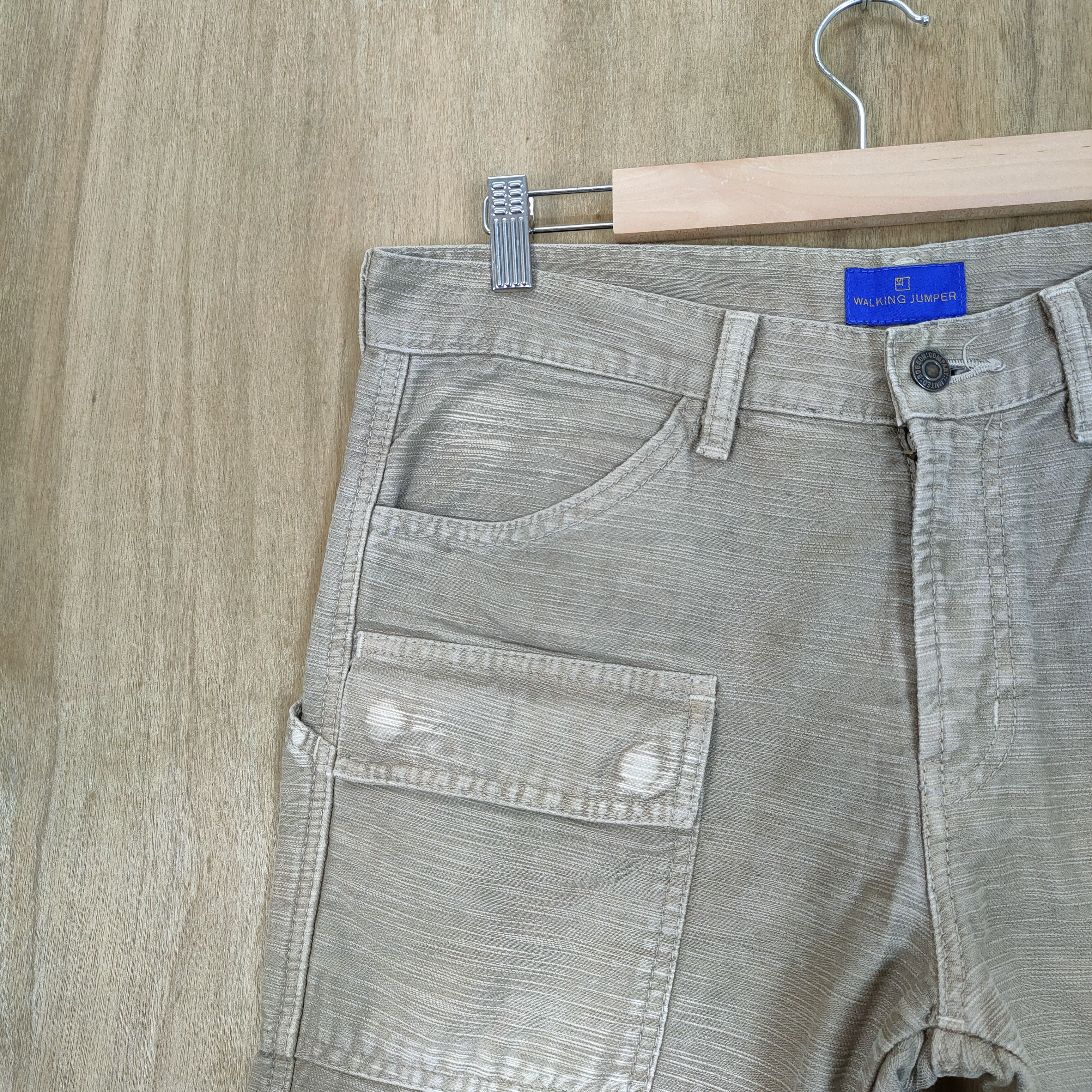 Japanese Brand WALKING JUMPER MULTIPOCKET BUSH PANTS Size US 34 / EU 50 - 5 Thumbnail