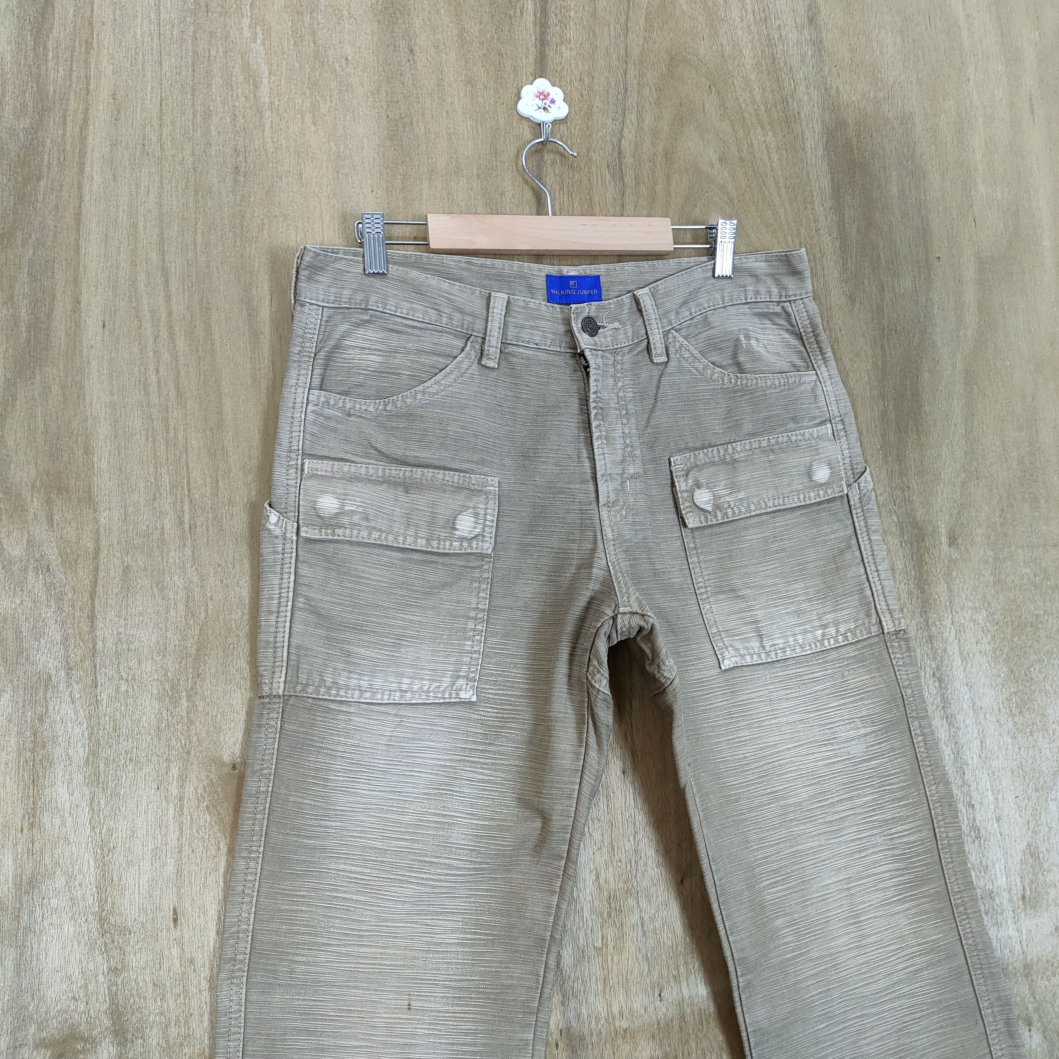 Japanese Brand WALKING JUMPER MULTIPOCKET BUSH PANTS Size US 34 / EU 50 - 4 Thumbnail