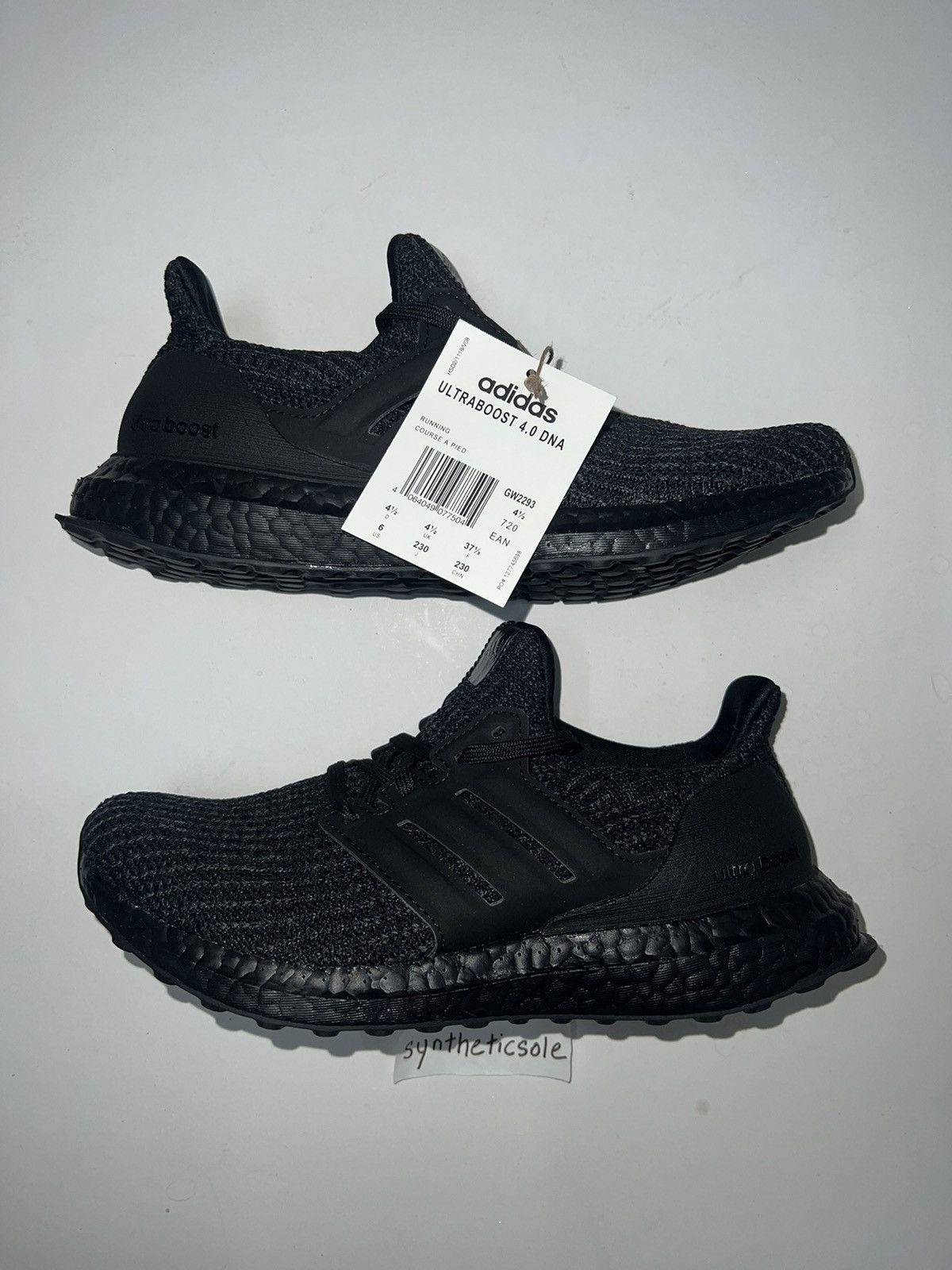 Vs Real Ultra Boost Core Black Fake Adidas Wmns UltraBoost DNA 'Core Black'  (SKU: GW2293)