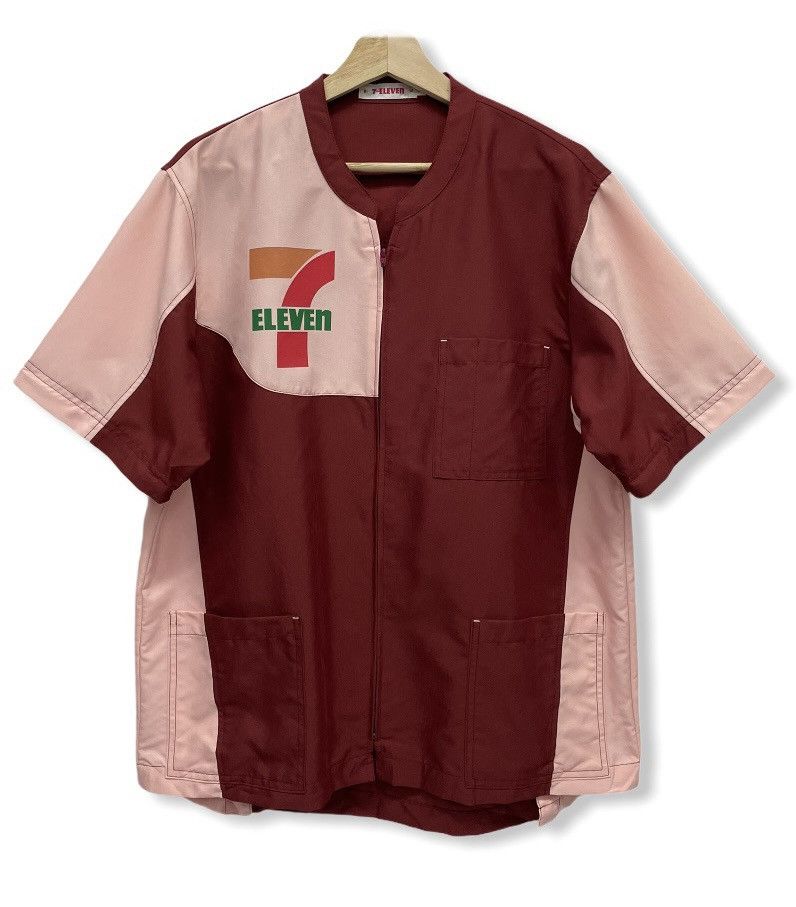 Japanese Brand VERY RARE🔥7 Eleven Convertible Worker Zipped Shirt Jacket Size US M / EU 48-50 / 2 - 4 Thumbnail
