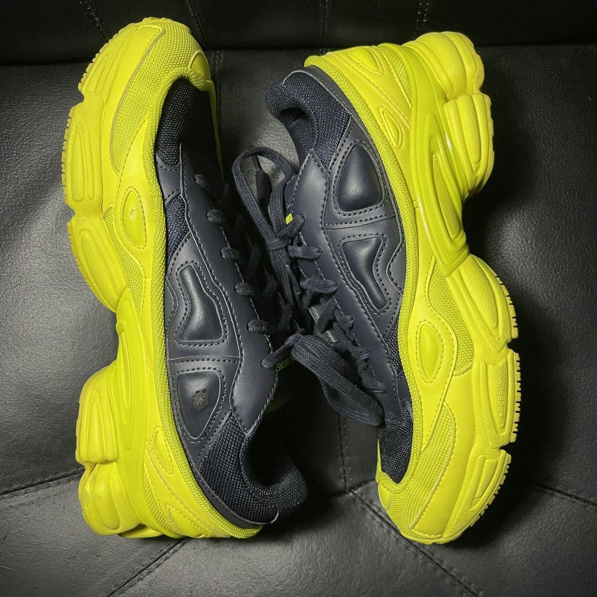 Adidas × Raf Simons Adidas Raf simons ozweego yellow fw18 Size US 9 / EU 42 - 5 Thumbnail
