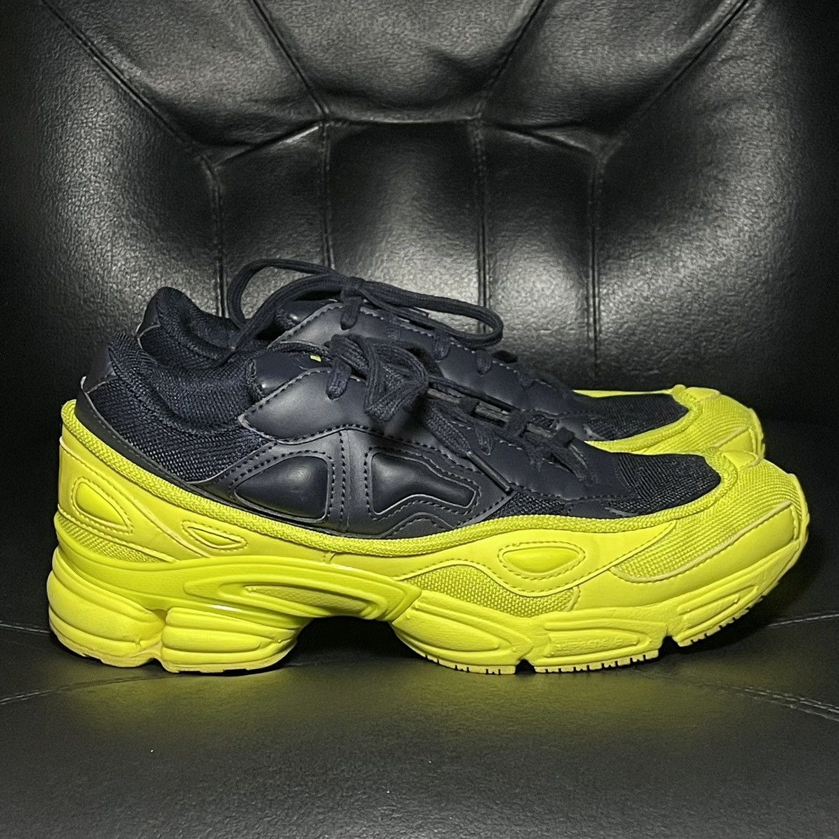 Adidas Raf Simons Adidas Raf simons ozweego yellow fw18 Grailed