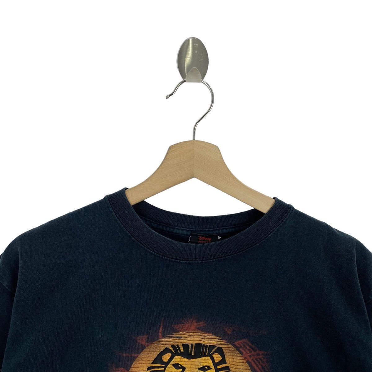 Disney × Vintage Vintage DISNEY THE LION King Movie Logo Print Black Size US M / EU 48-50 / 2 - 2 Thumbnail
