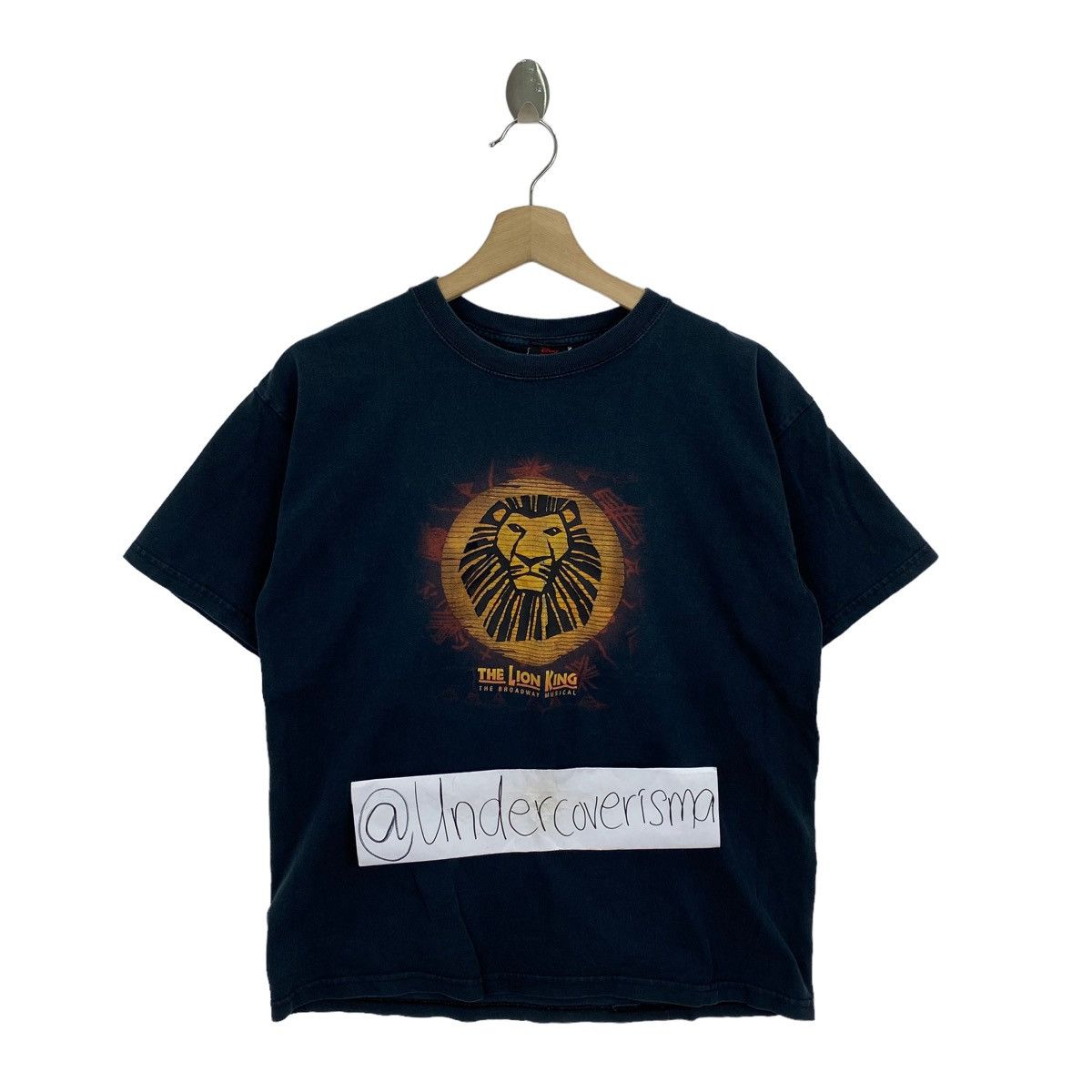 Disney × Vintage Vintage DISNEY THE LION King Movie Logo Print Black Size US M / EU 48-50 / 2 - 1 Thumbnail