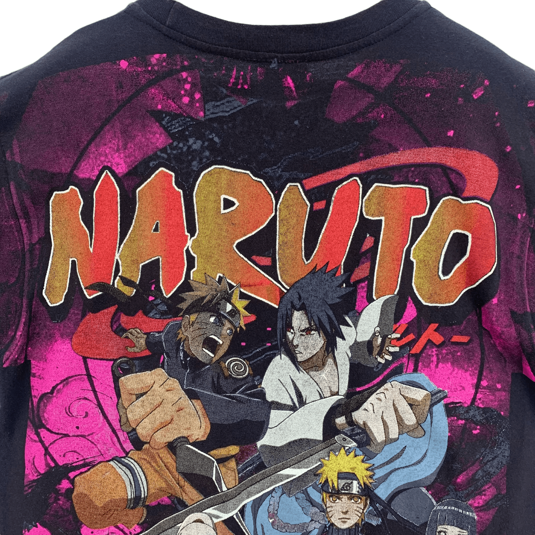 Anime Vtg Wild Oats Anime Naruto Printed Bootleg Tee #4035-140 Size US XL / EU 56 / 4 - 11 Thumbnail