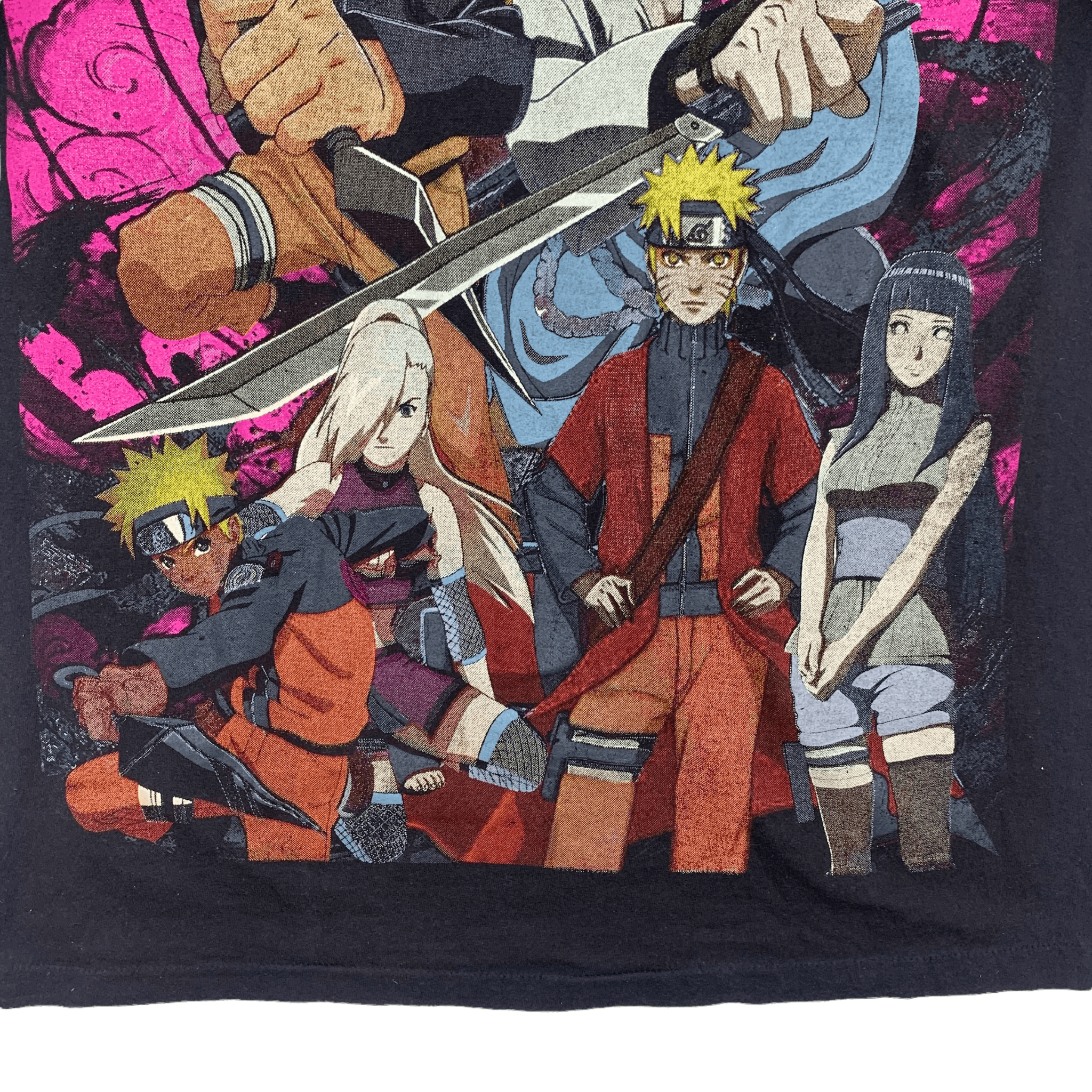 Anime Vtg Wild Oats Anime Naruto Printed Bootleg Tee #4035-140 Size US XL / EU 56 / 4 - 12 Thumbnail