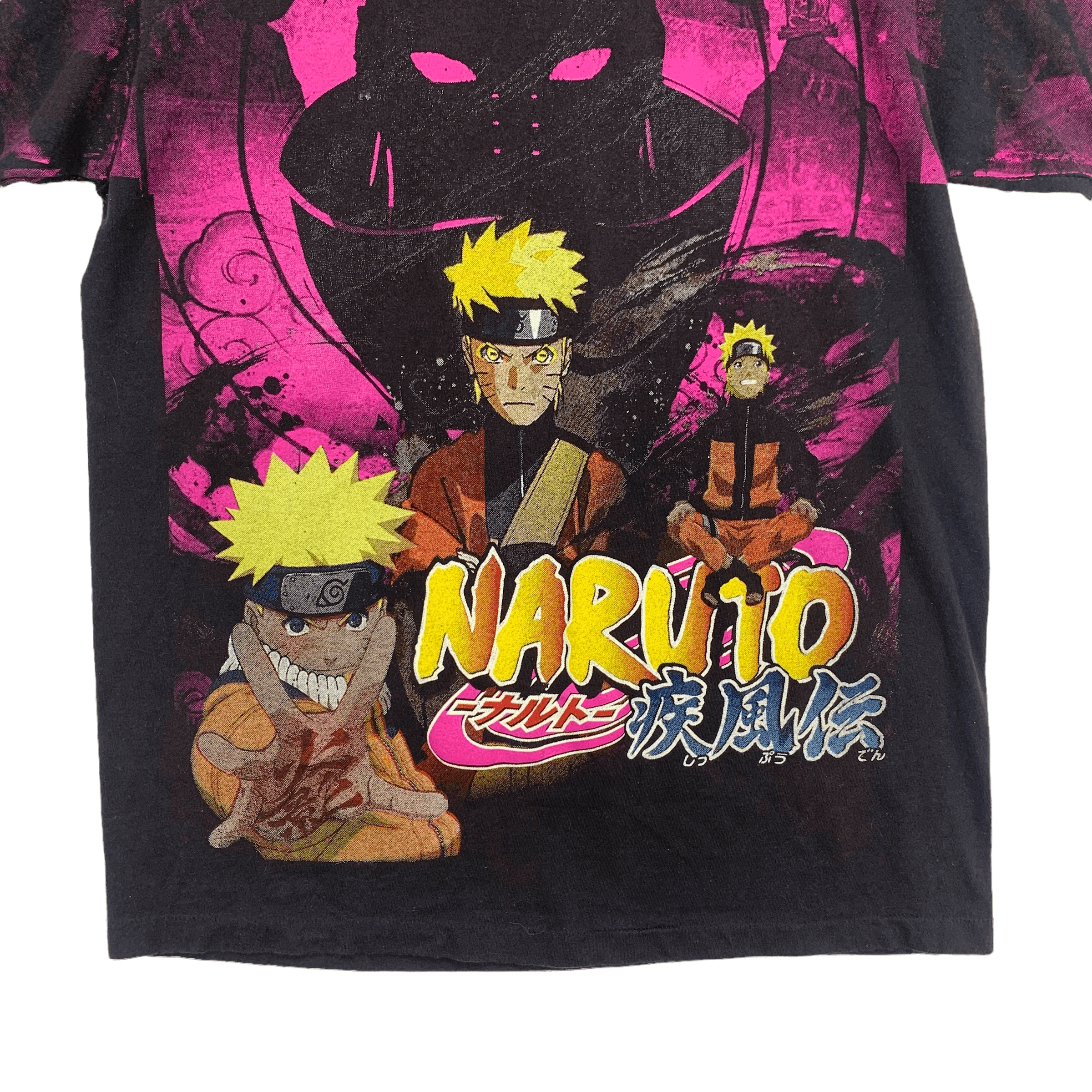 Anime Vtg Wild Oats Anime Naruto Printed Bootleg Tee #4035-140 Size US XL / EU 56 / 4 - 6 Thumbnail