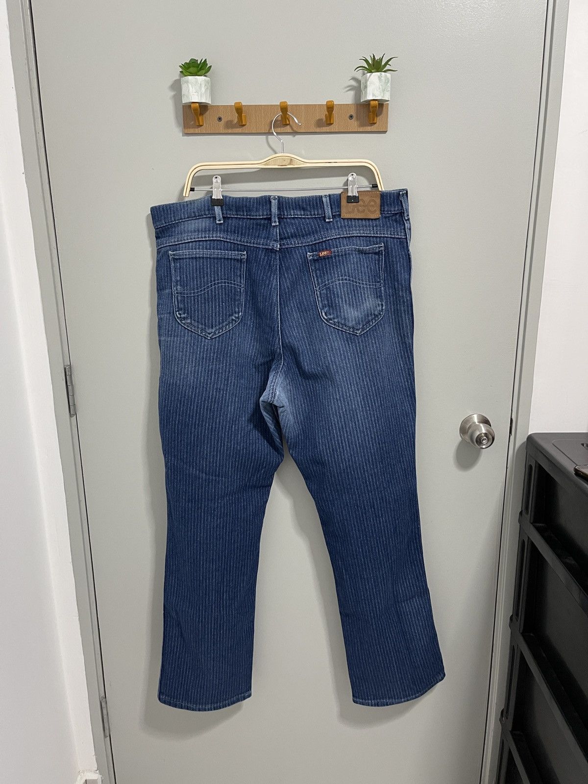 Lee × Vintage Vintage Lee Hickory Distressed Denim Jeans Size US 39 - 7 Thumbnail