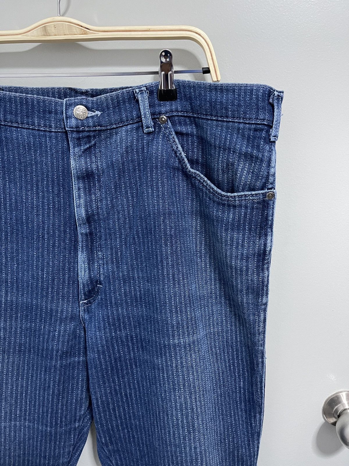 Lee × Vintage Vintage Lee Hickory Distressed Denim Jeans Size US 39 - 4 Thumbnail