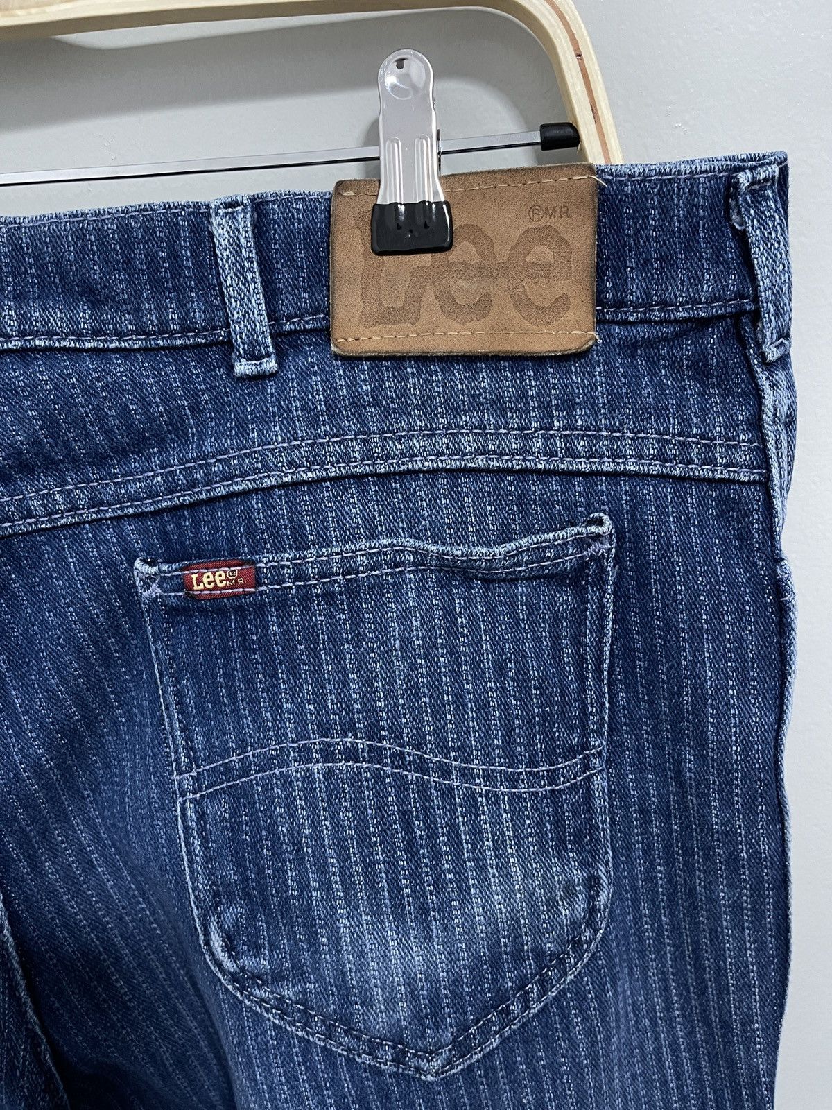 Lee × Vintage Vintage Lee Hickory Distressed Denim Jeans Size US 39 - 12 Thumbnail