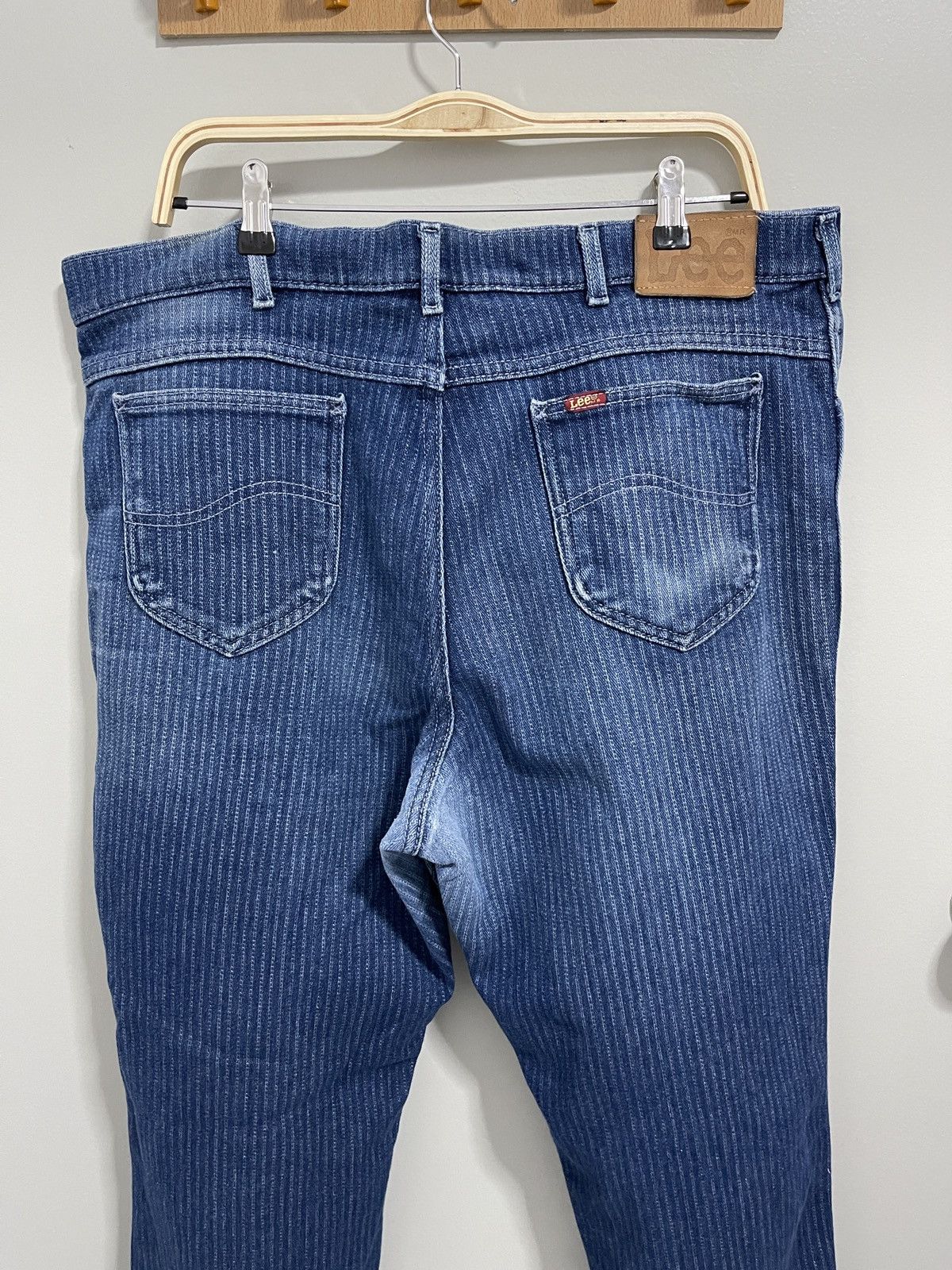 Lee × Vintage Vintage Lee Hickory Distressed Denim Jeans Size US 39 - 8 Thumbnail
