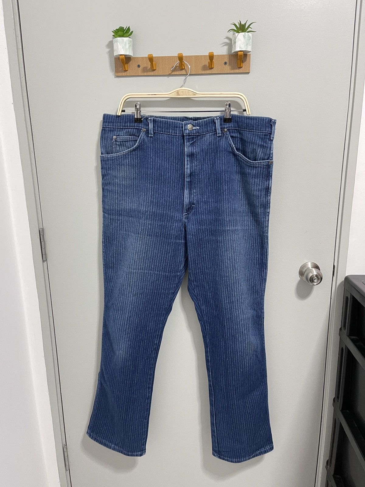 Lee × Vintage Vintage Lee Hickory Distressed Denim Jeans Size US 39 - 1 Thumbnail