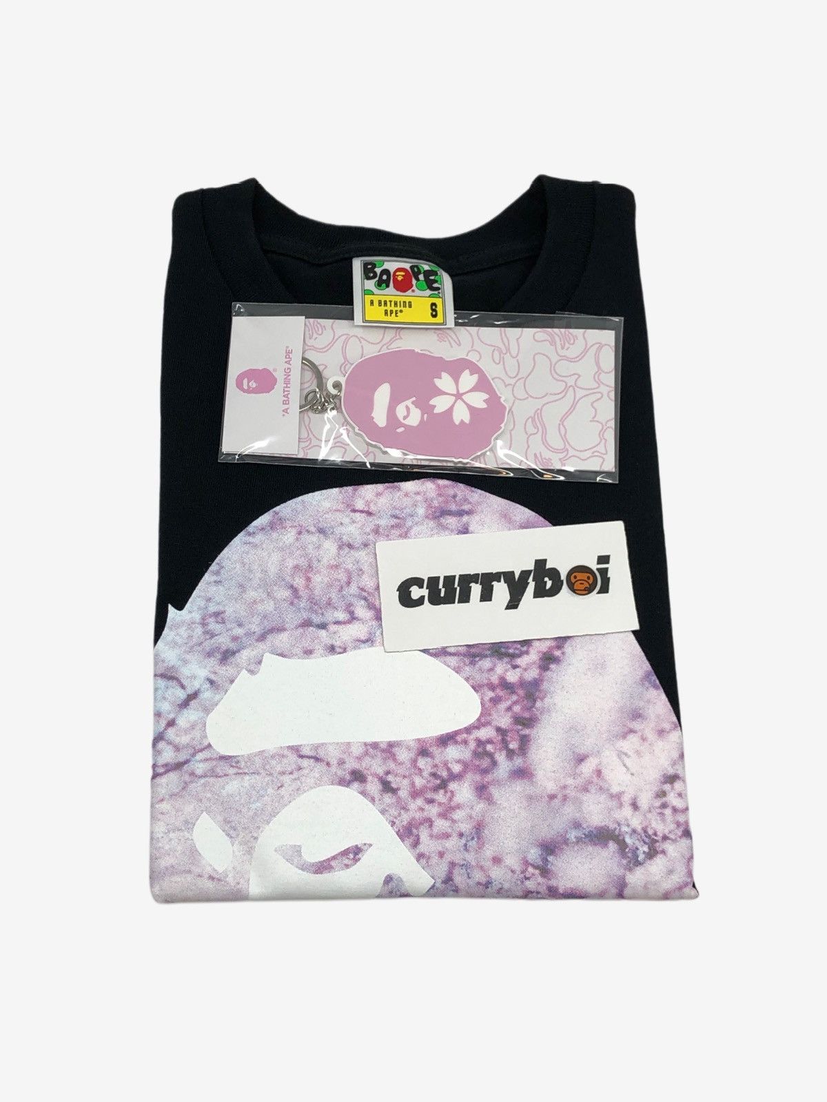 Bape BAPE Sakura Photo Ape Head Tee (SS22) Black Size US S / EU 44-46 / 1 - 5 Thumbnail