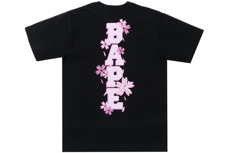 Bape BAPE Sakura Photo Ape Head Tee (SS22) Black Size US S / EU 44-46 / 1 - 3 Thumbnail
