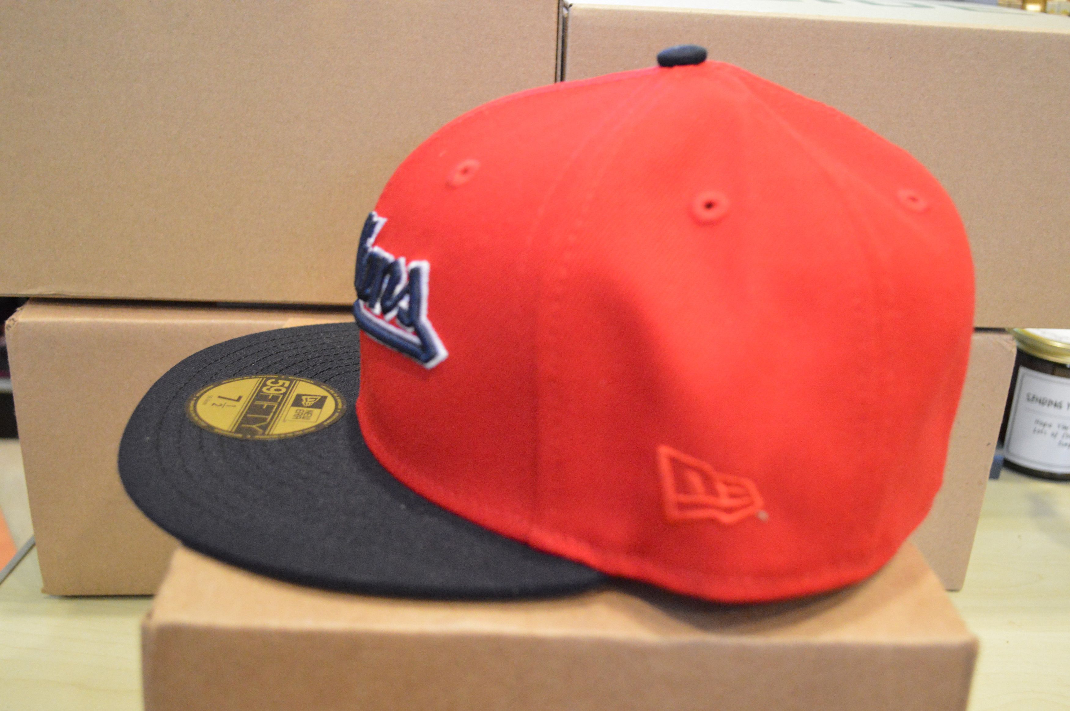 Hat Club × New Era 7 1/2 - Hat Club Cleveland Guardians Script Grey UV Size ONE SIZE - 4 Thumbnail