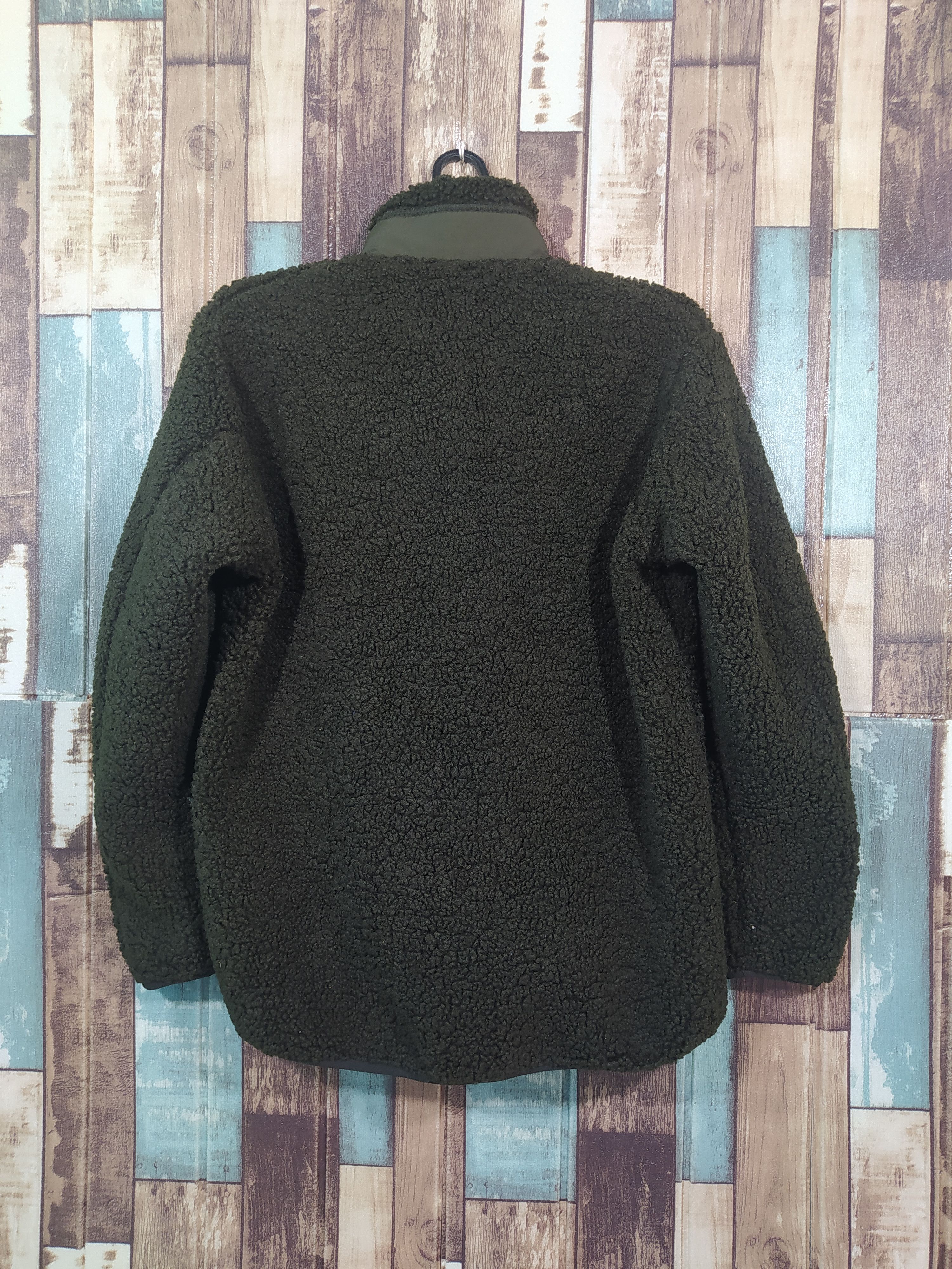 Uniqlo × Vintage Uniglo Dark Green Bulky Fleece Size US M / EU 48-50 / 2 - 4 Thumbnail