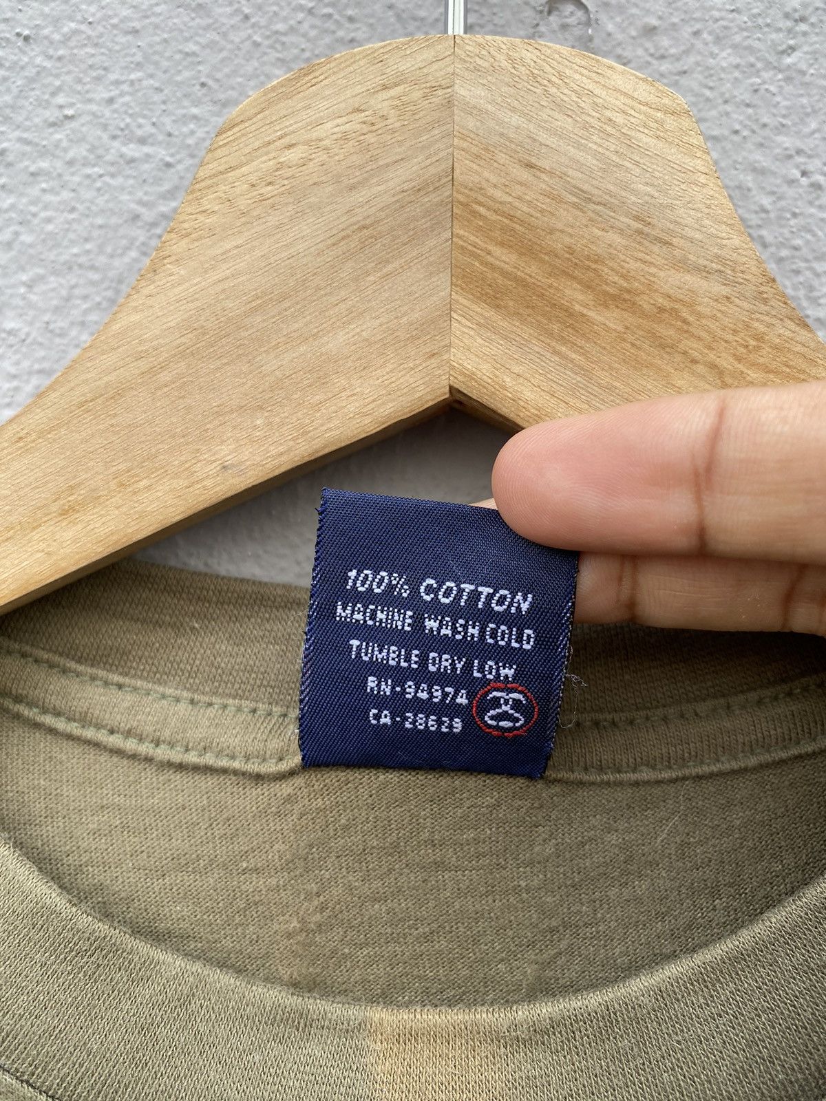 Stussy RARE💥Vintage OG 90s STÜSSY Crown 👑 Single Stitch Olive Tee Size US L / EU 52-54 / 3 - 7 Thumbnail