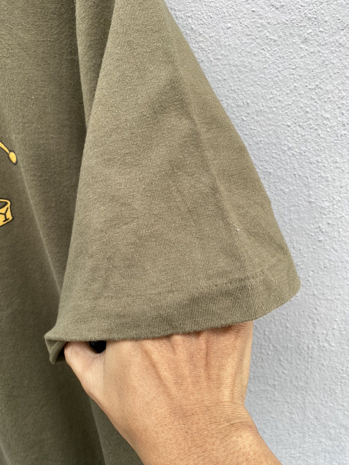 Stussy RARE💥Vintage OG 90s STÜSSY Crown 👑 Single Stitch Olive Tee Size US L / EU 52-54 / 3 - 9 Thumbnail