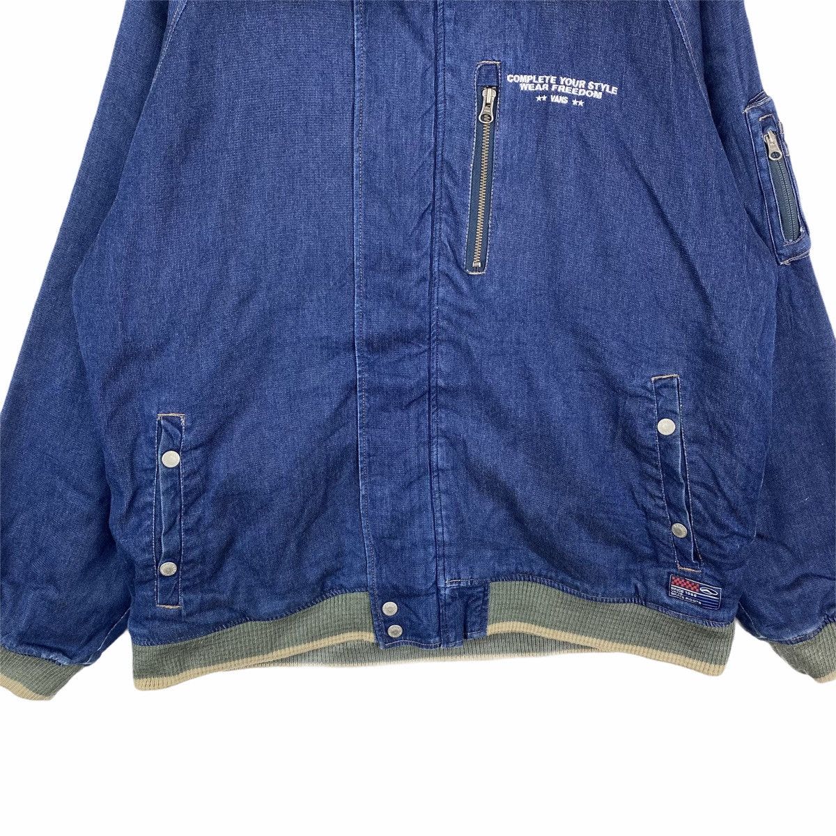 Vans × Vintage VINTAGE VANS SMALL LOGO SKATEBOARD FLIGHT JACKET HOODIE Size US L / EU 52-54 / 3 - 6 Thumbnail