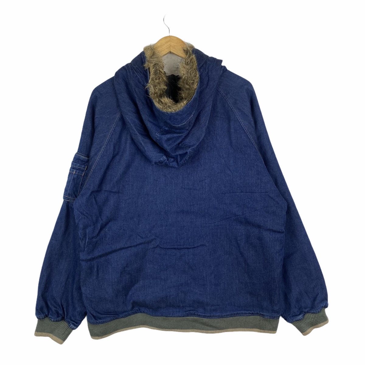 Vans × Vintage VINTAGE VANS SMALL LOGO SKATEBOARD FLIGHT JACKET HOODIE Size US L / EU 52-54 / 3 - 2 Thumbnail
