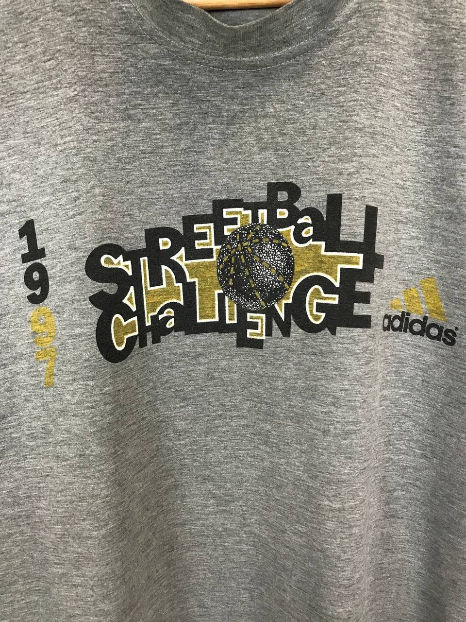 Adidas × Vintage Adidas 1997 streetball challenge vintage tee Size US XL / EU 56 / 4 - 3 Thumbnail