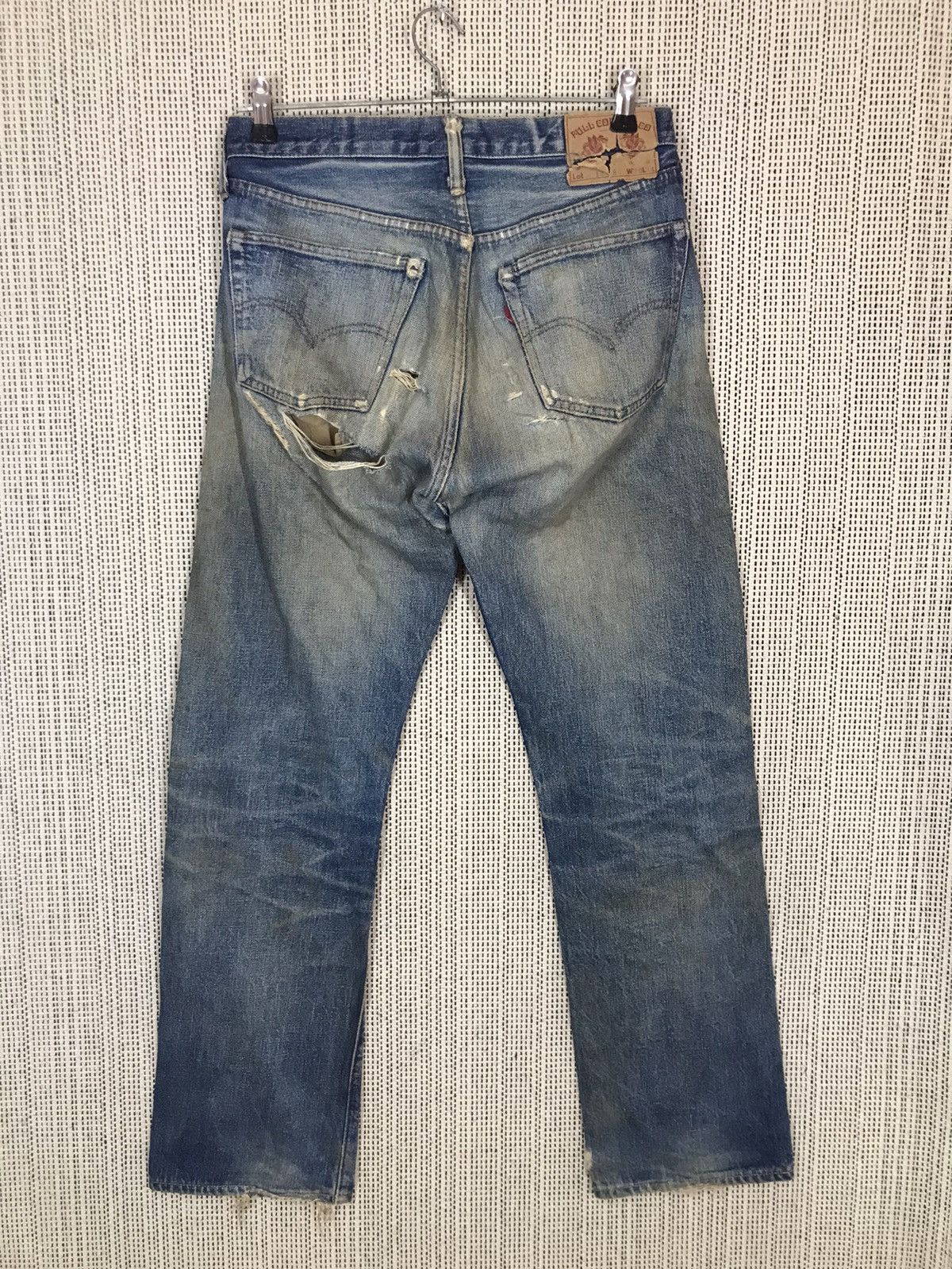 Full Count & Co. ‼️FULL COUNT SELVEDGE DENIM DISTRESSED‼️ Size US 30 / EU 46 - 2 Thumbnail