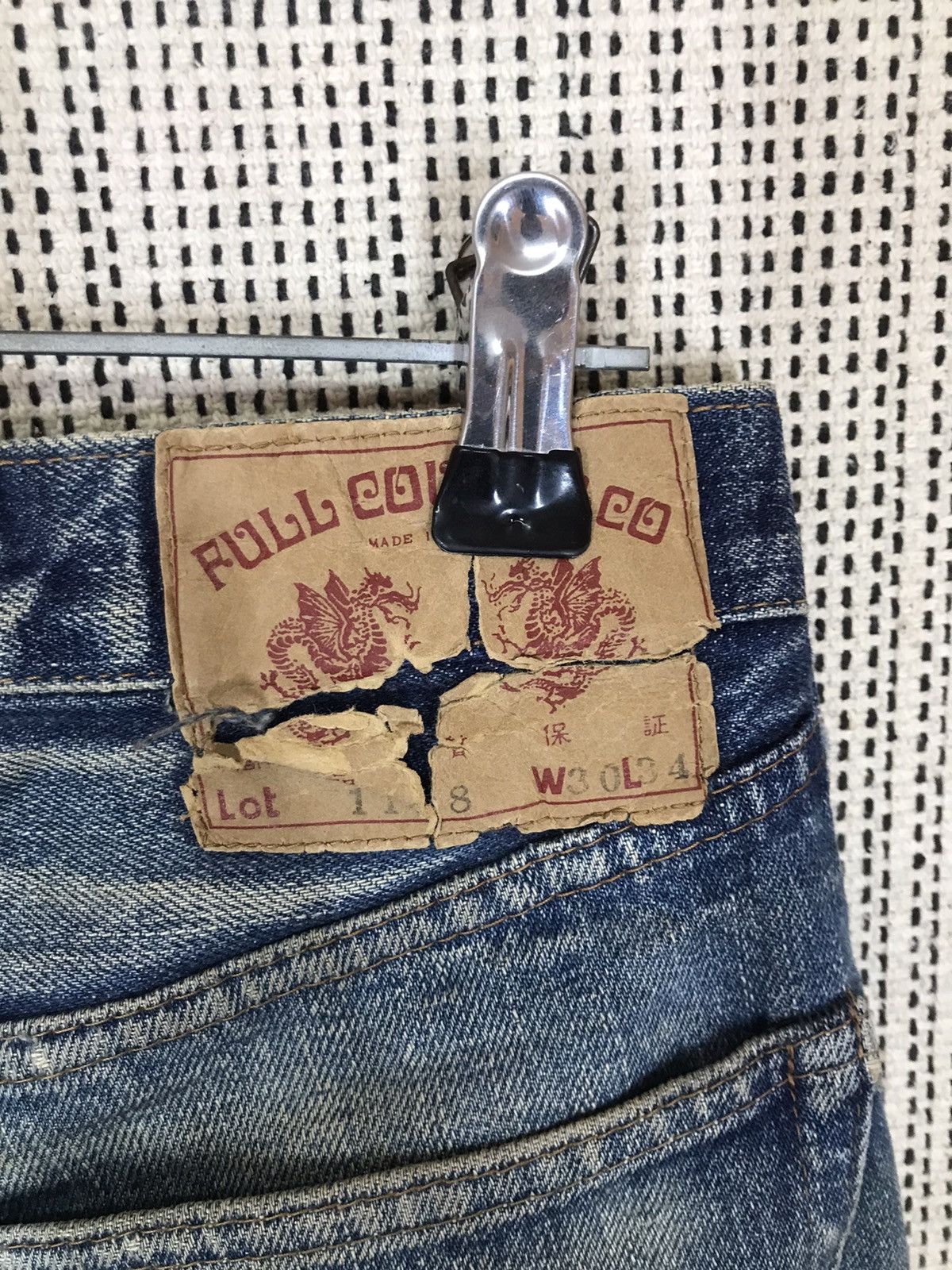 Full Count & Co. ‼️FULL COUNT SELVEDGE DENIM DISTRESSED‼️ Size US 30 / EU 46 - 7 Thumbnail