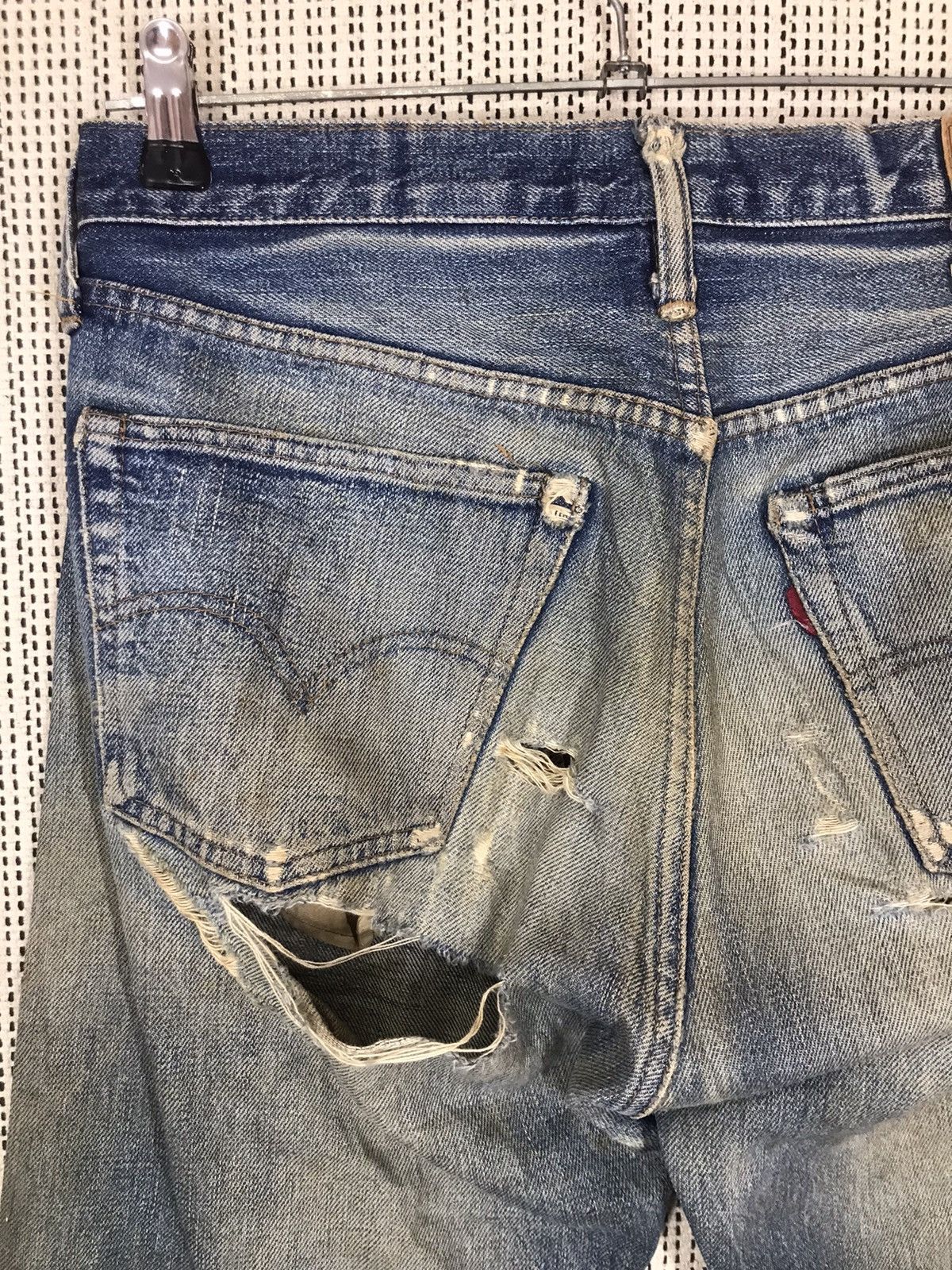 Full Count & Co. ‼️FULL COUNT SELVEDGE DENIM DISTRESSED‼️ Size US 30 / EU 46 - 8 Thumbnail