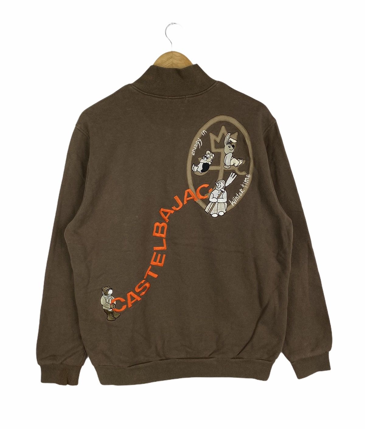 Jean Charles De Castelbajac VINTAGE CASTELBAJAC SPORT BIG LOGO EMBROIDERED SWEATSHIRT Size US L / EU 52-54 / 3 - 1 Thumbnail
