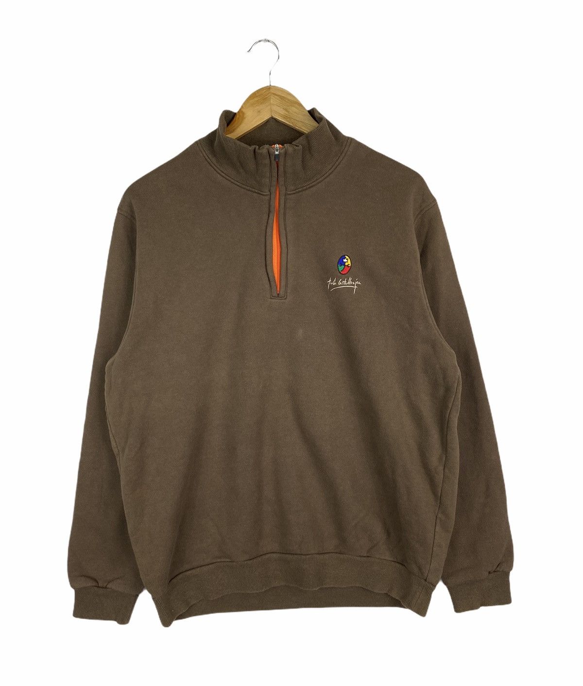 Jean Charles De Castelbajac VINTAGE CASTELBAJAC SPORT BIG LOGO EMBROIDERED SWEATSHIRT Size US L / EU 52-54 / 3 - 2 Thumbnail