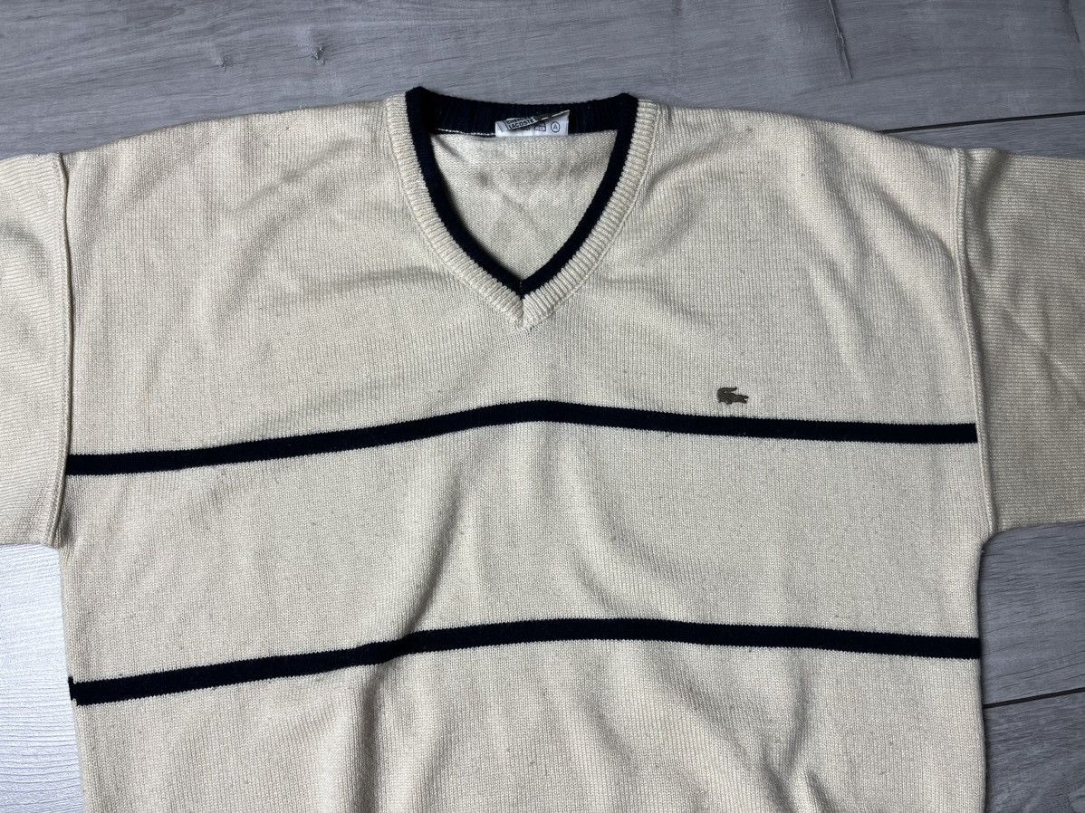 Lacoste Lacoste sweater jumper v-neck size Large Size US L / EU 52-54 / 3 - 3 Thumbnail