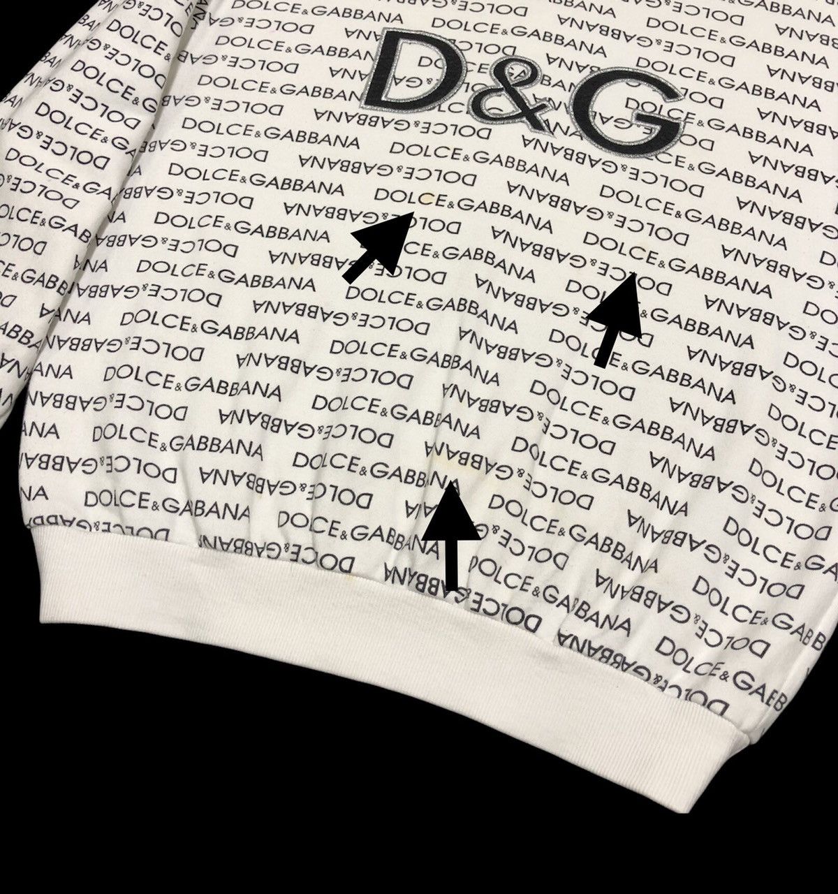 Dolce & Gabbana Vintage 90s Dolce&Gabbana Full Print Sweatshirt Size US M / EU 48-50 / 2 - 14 Thumbnail