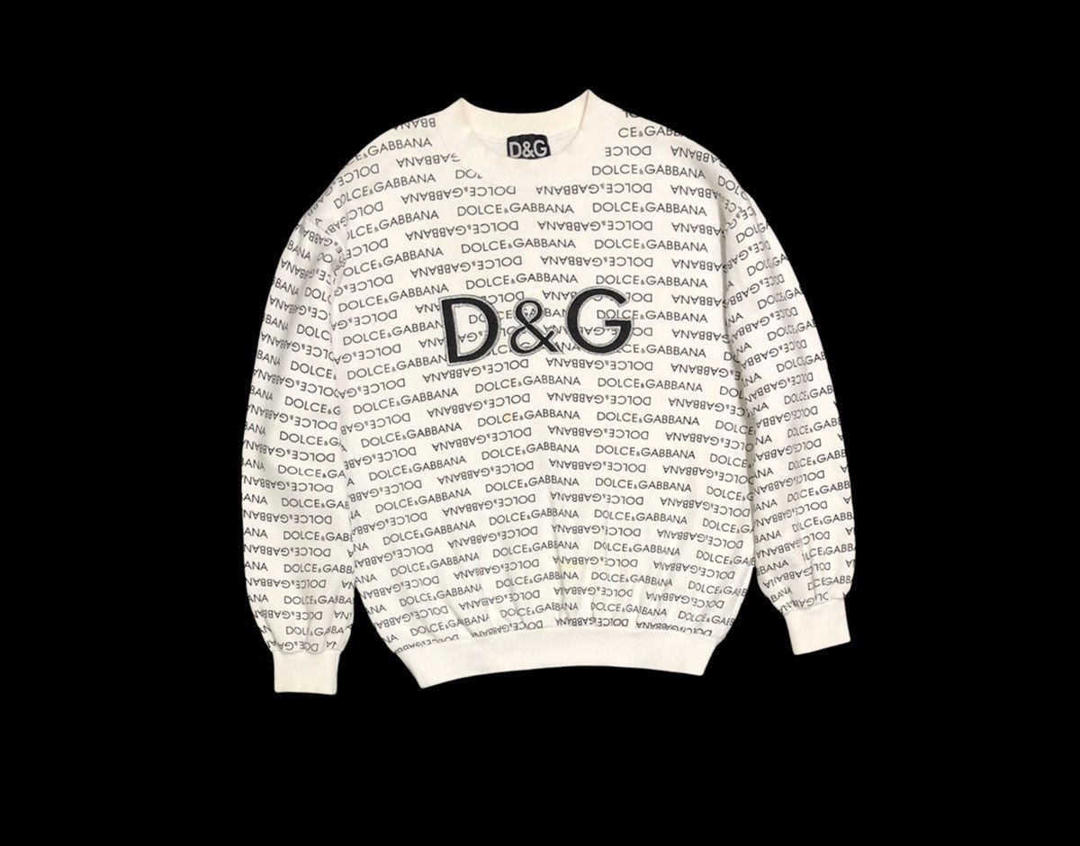 Dolce & Gabbana Vintage 90s Dolce&Gabbana Full Print Sweatshirt Size US M / EU 48-50 / 2 - 5 Thumbnail