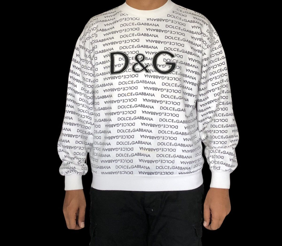 Dolce & Gabbana Vintage 90s Dolce&Gabbana Full Print Sweatshirt Size US M / EU 48-50 / 2 - 3 Thumbnail