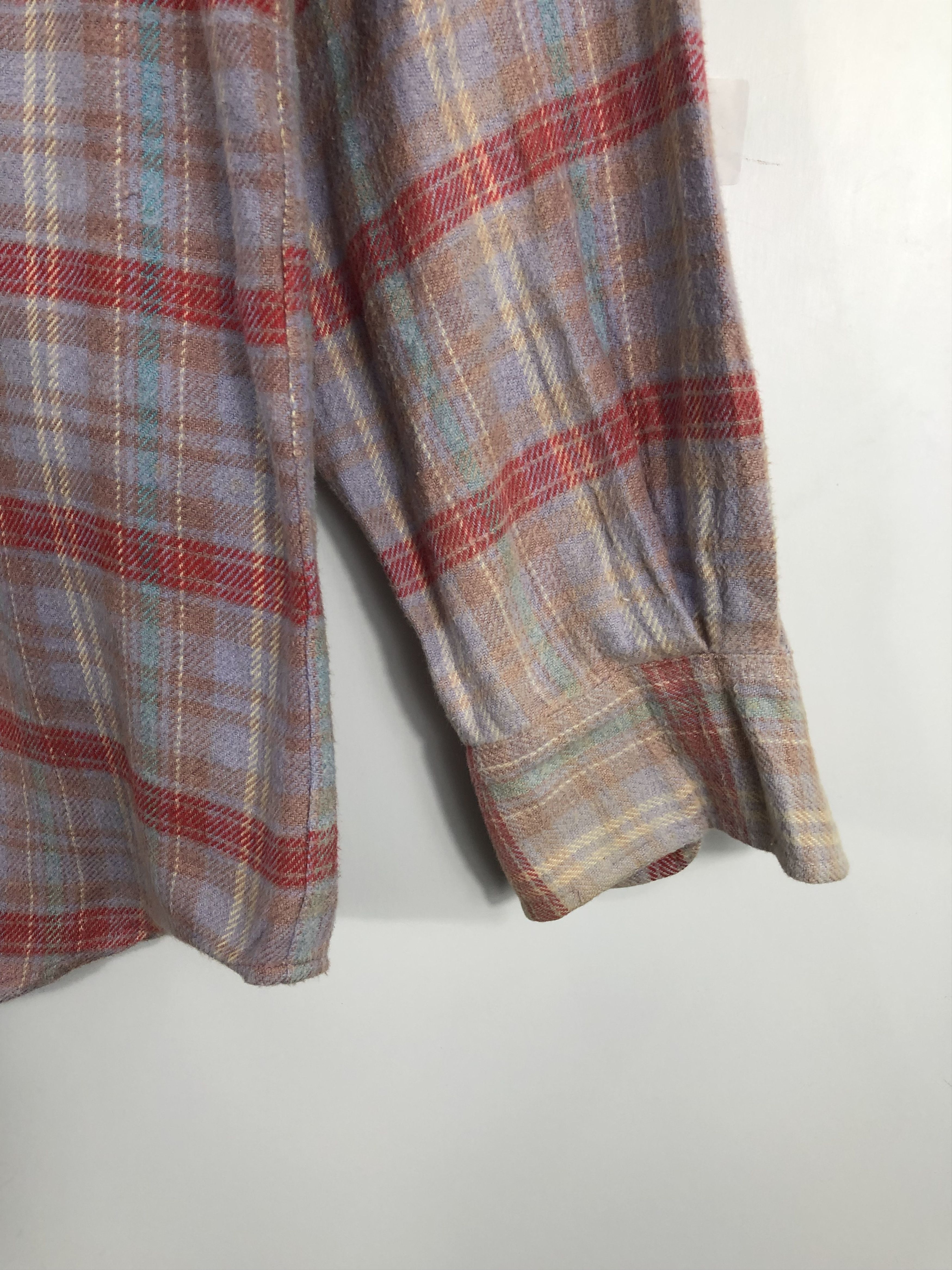 Japanese Brand × Vintage Vintage Welter Shadow Plaid Tartan Flannel Size US L / EU 52-54 / 3 - 7 Thumbnail