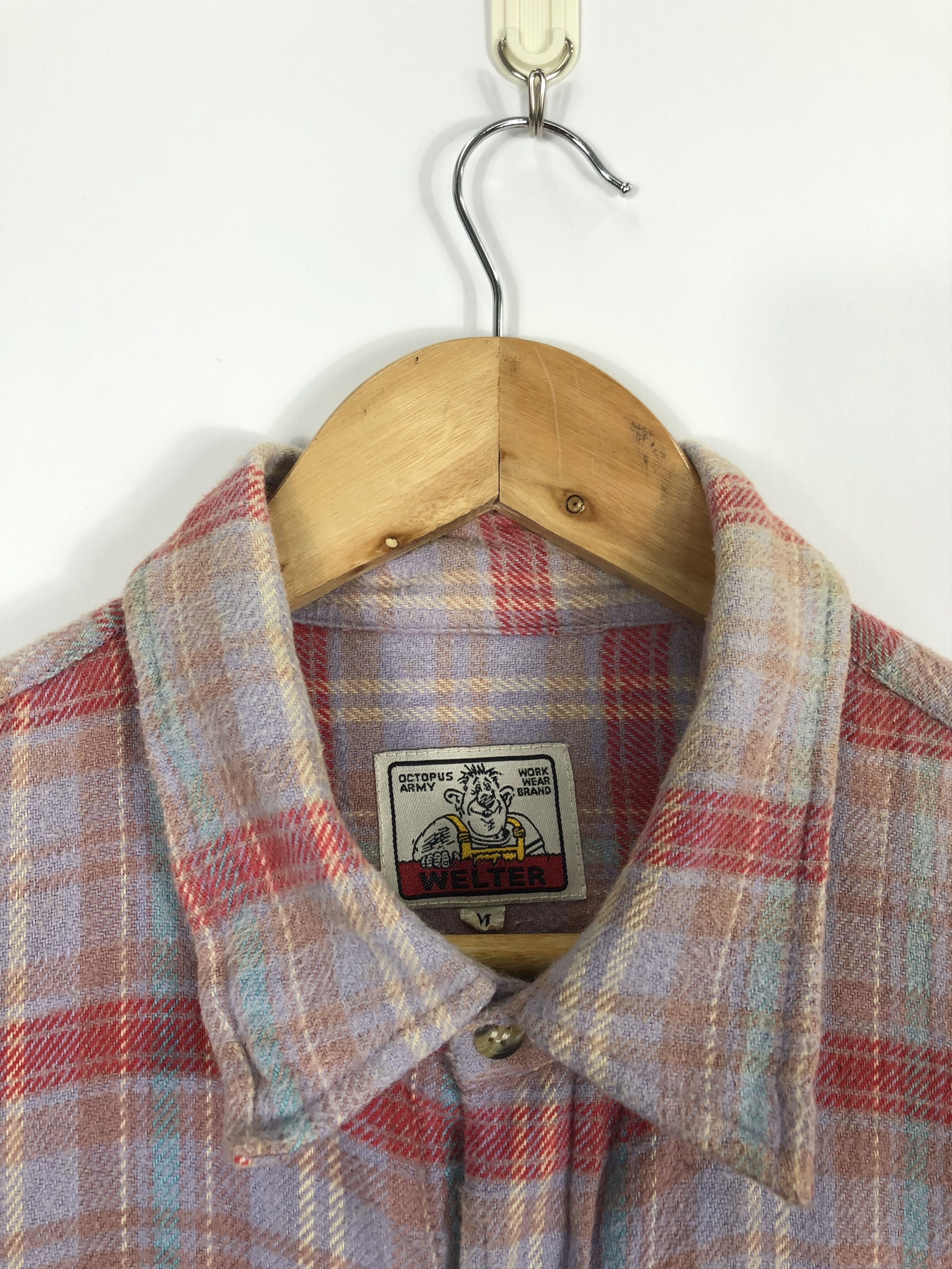 Japanese Brand × Vintage Vintage Welter Shadow Plaid Tartan Flannel Size US L / EU 52-54 / 3 - 6 Thumbnail