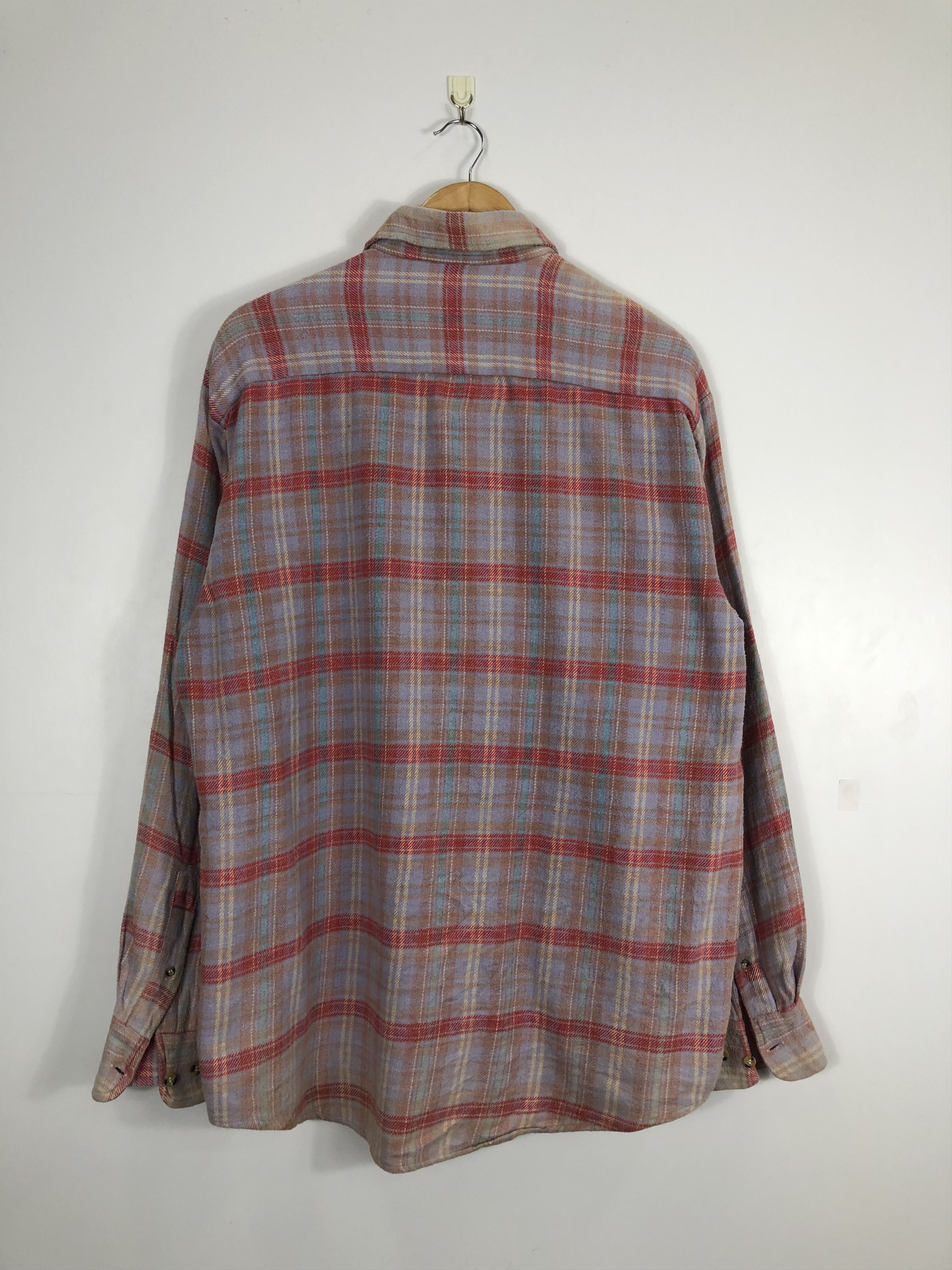 Japanese Brand × Vintage Vintage Welter Shadow Plaid Tartan Flannel Size US L / EU 52-54 / 3 - 3 Thumbnail