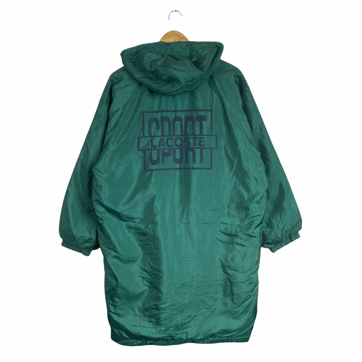 Lacoste × Vintage VINTAGE LACOSTE SPORT BIG LOGO HOODIE PARKAS JACKET Size US L / EU 52-54 / 3 - 1 Thumbnail