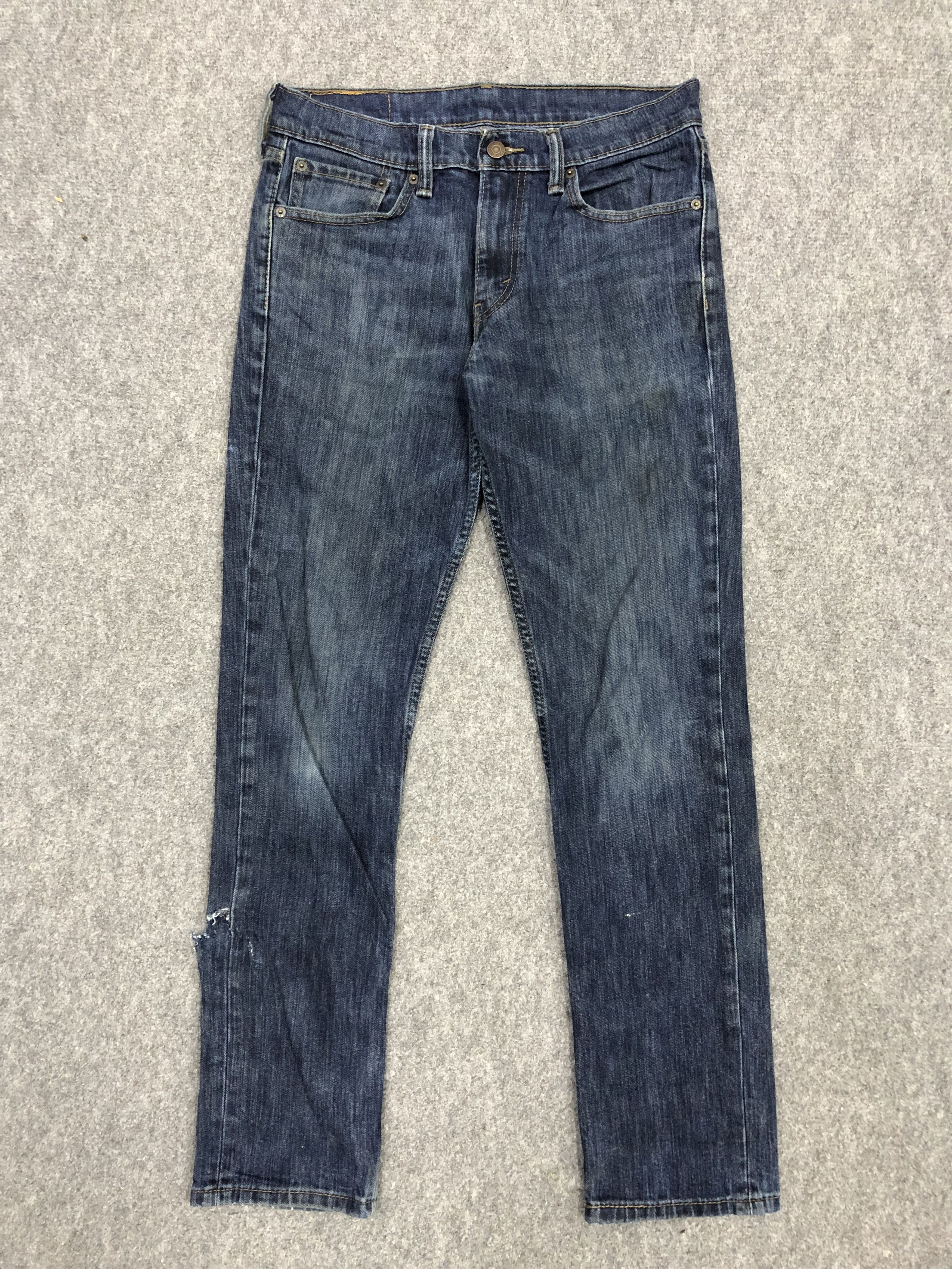 image of Levis 511 Faded Blue Slim Fit Jeans in Blue Denim, Men's (Size 32)