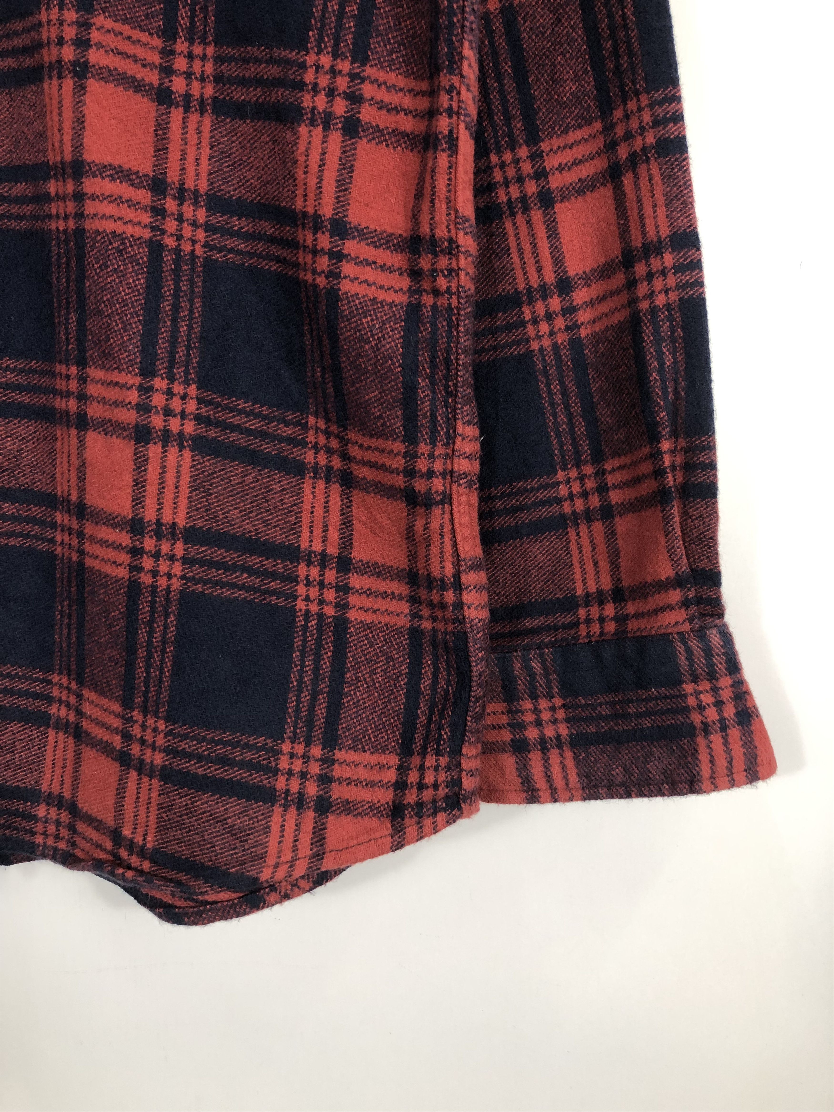 Uniqlo × Vintage Vintage Uniqlo Shadow Plaid Flannel Size US L / EU 52-54 / 3 - 8 Thumbnail