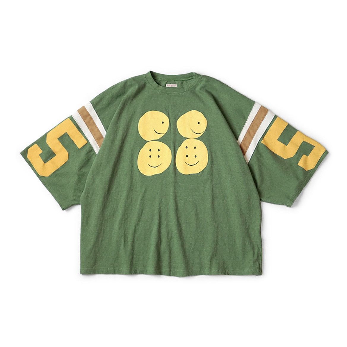 交換無料！ Kapital × Kapital Kountry Kapital Rainbow Smiley Football トップス