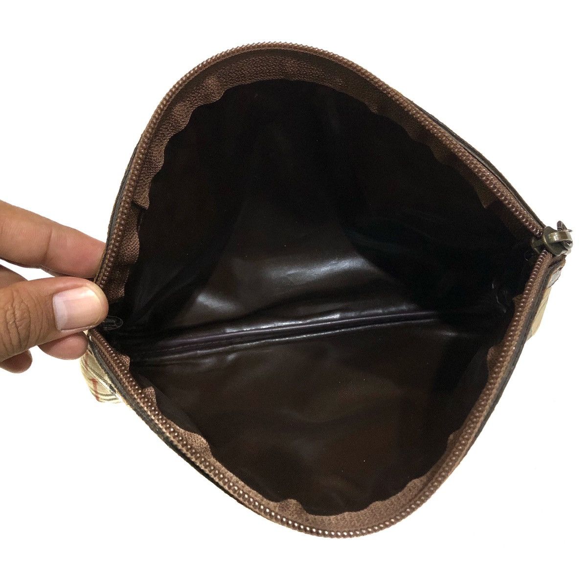 Burberry Vintage 90s Burberrys' Classic Check Pattern Pouches Bag Size ONE SIZE - 9 Thumbnail