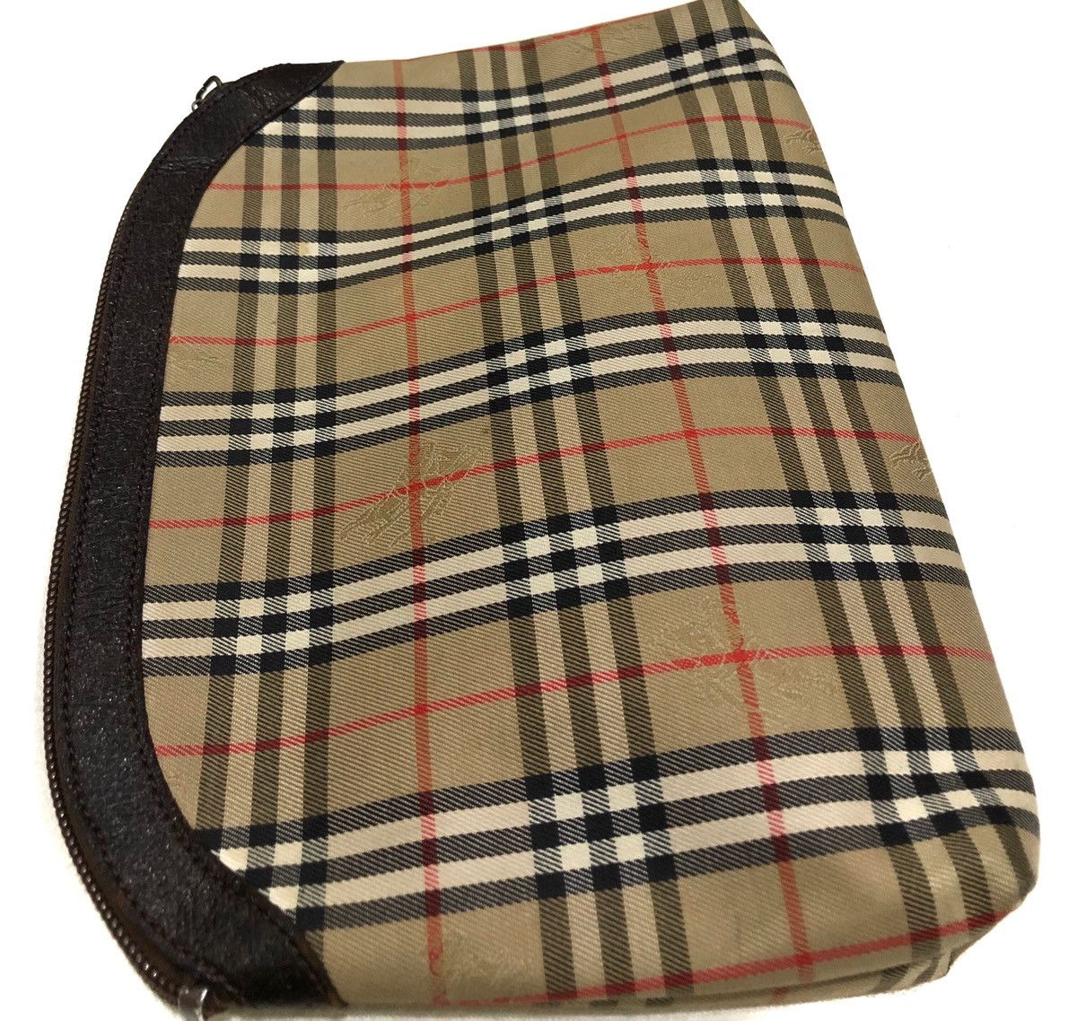 Burberry Vintage 90s Burberrys' Classic Check Pattern Pouches Bag Size ONE SIZE - 5 Thumbnail