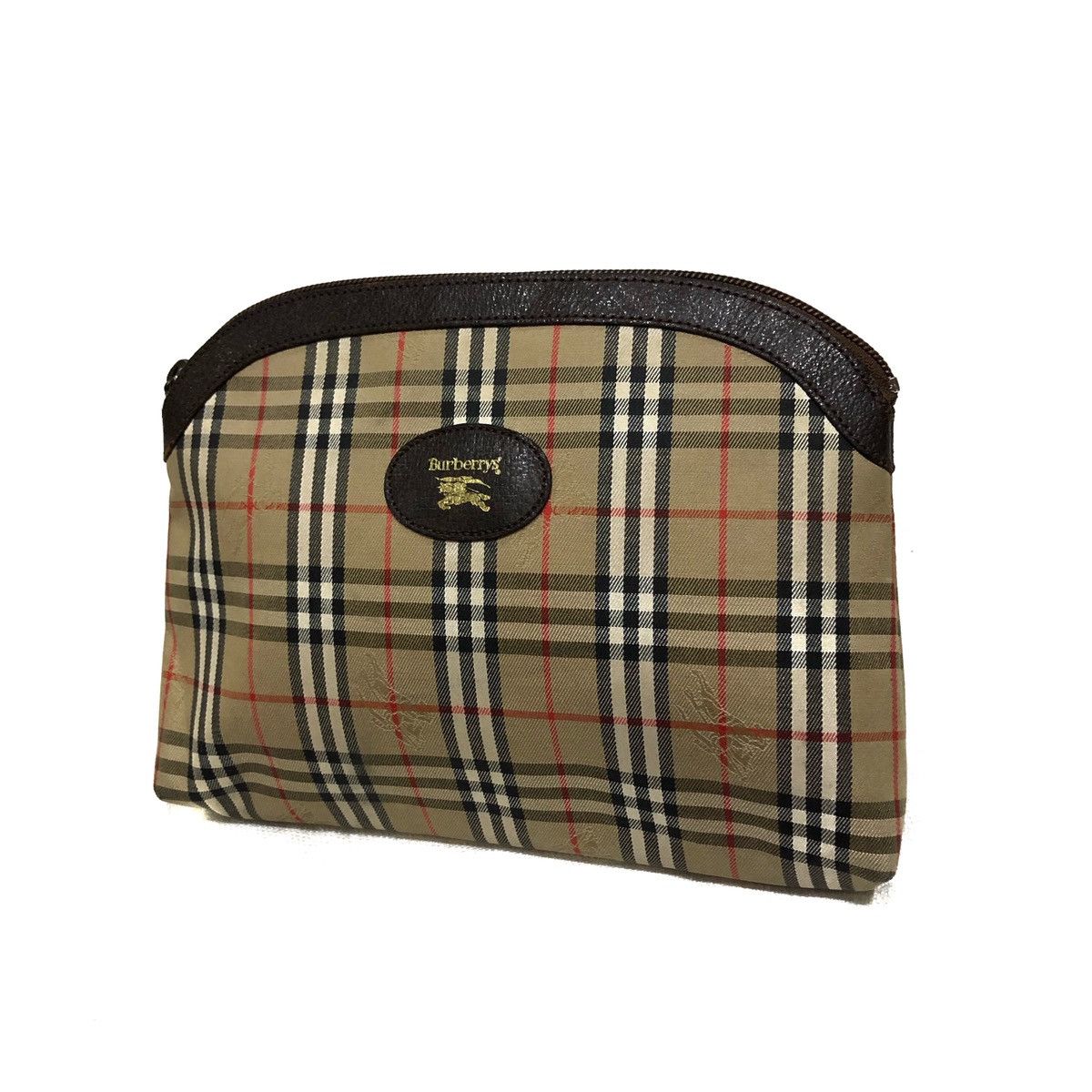Burberry Vintage 90s Burberrys' Classic Check Pattern Pouches Bag Size ONE SIZE - 2 Thumbnail