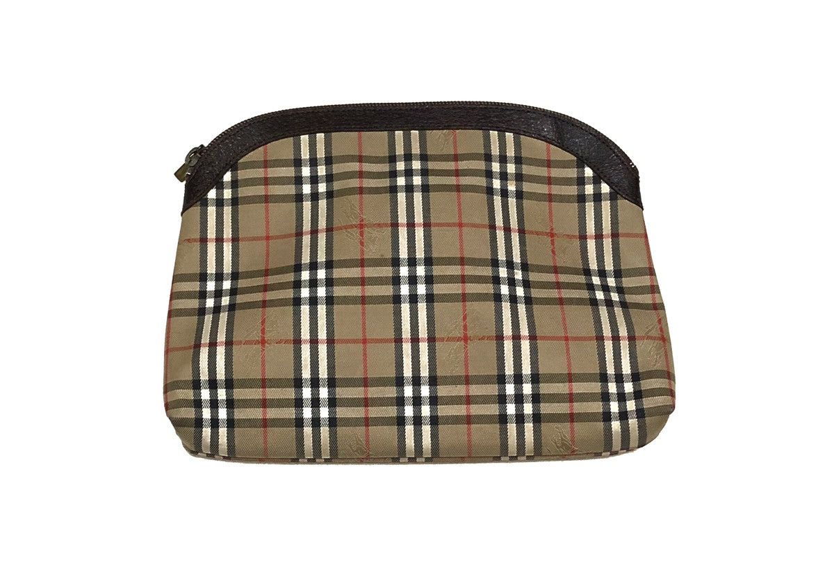 Burberry Vintage 90s Burberrys' Classic Check Pattern Pouches Bag Size ONE SIZE - 10 Thumbnail