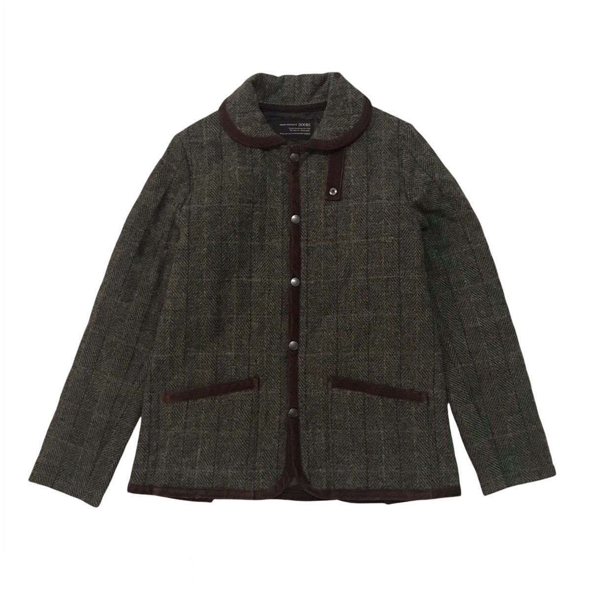 Harris Tweed Wool Urban Research Doors x Harris Tweed Jacket Size US S / EU 44-46 / 1 - 1 Thumbnail